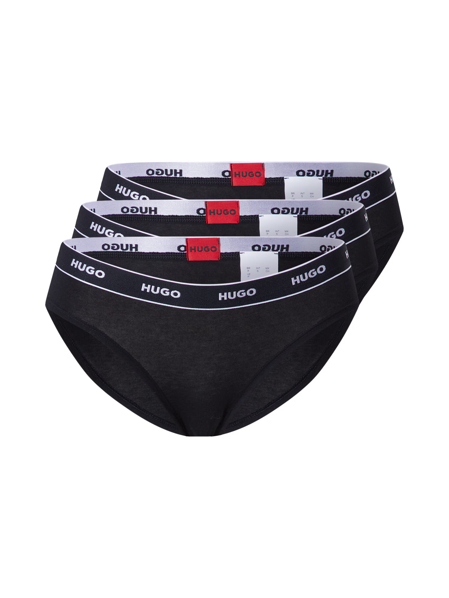 HUGO Red Σλιπ 'TRIPLET BRIEF STRIPE' κόκκινο / μαύρο / λευκό - Pepit.gr