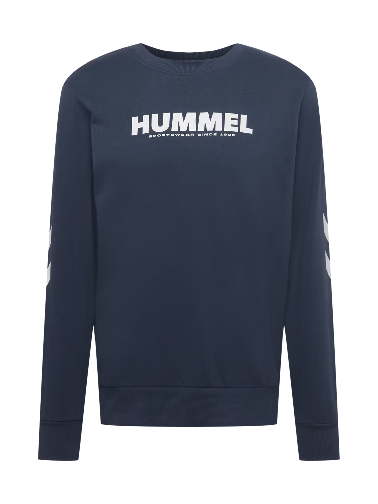 Hummel Αθλητική μπλούζα φούτερ μπλε περιστεριού / λευκό - Pepit.gr