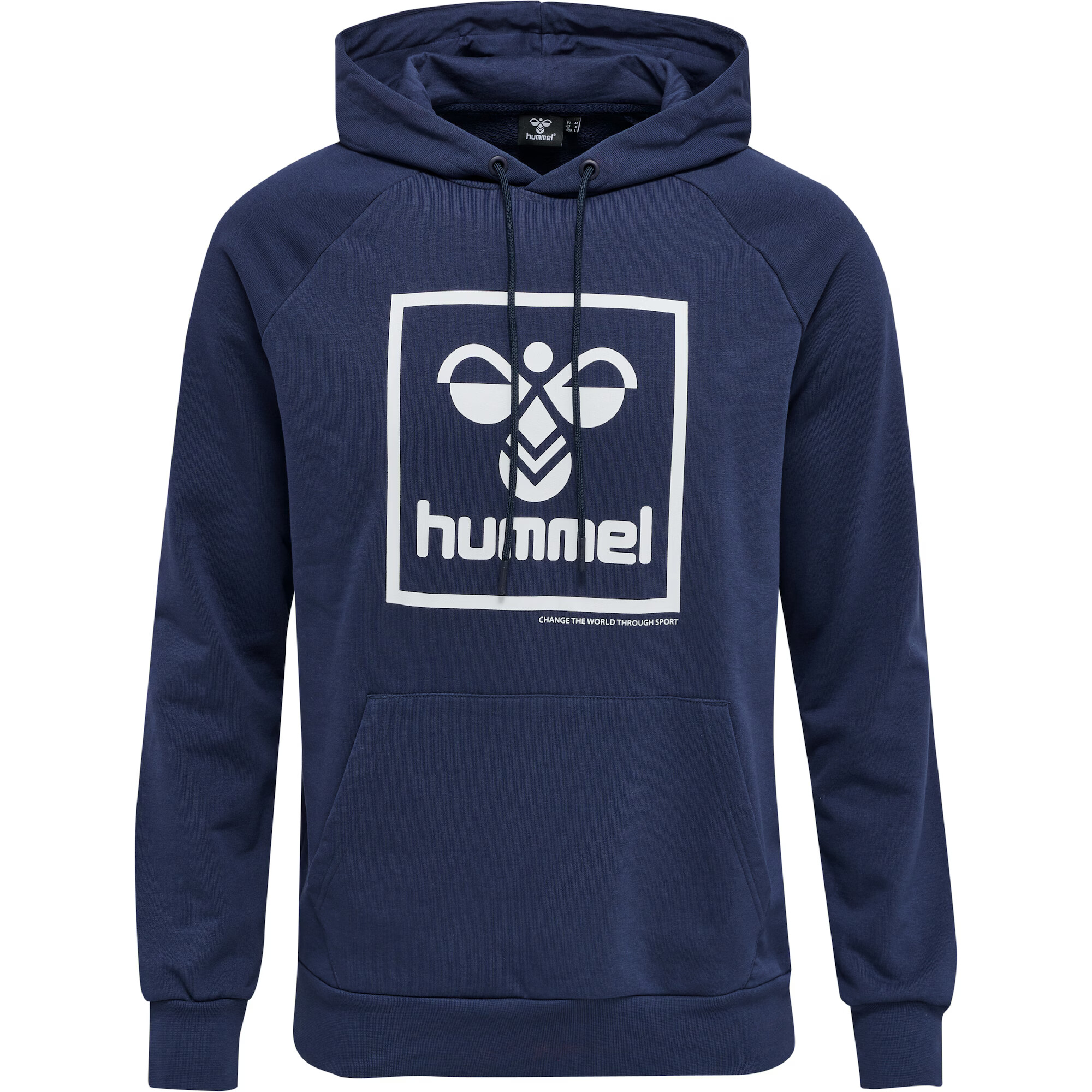 Hummel Αθλητική μπλούζα φούτερ σκούρο μπλε / λευκό - Pepit.gr