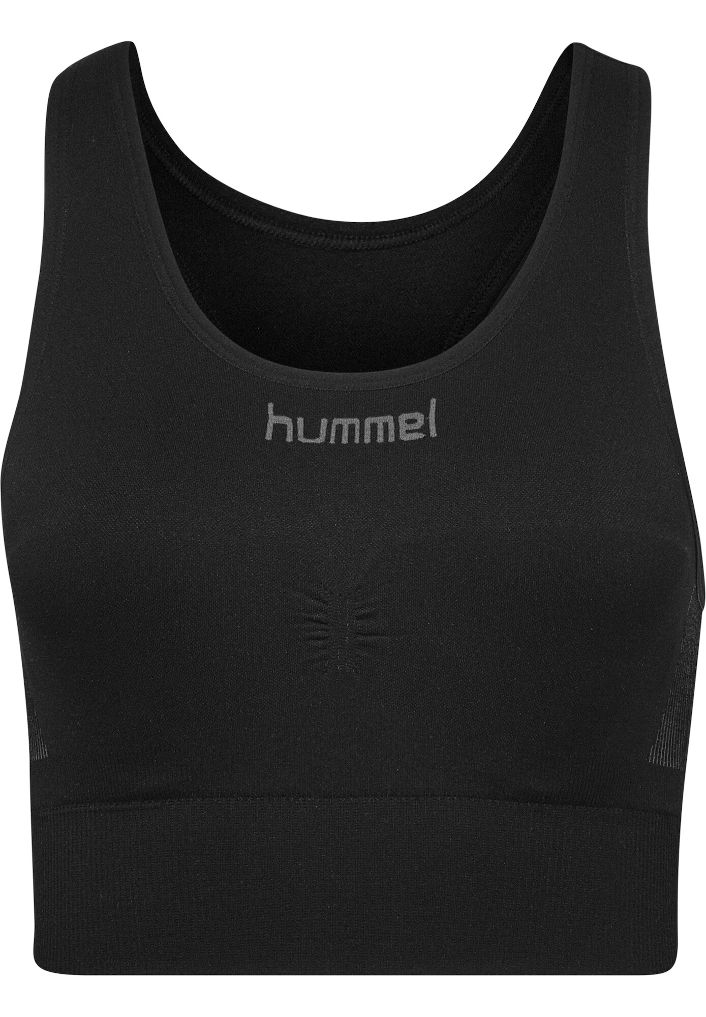 Hummel Αθλητικό σουτιέν γκρι / μαύρο - Pepit.gr