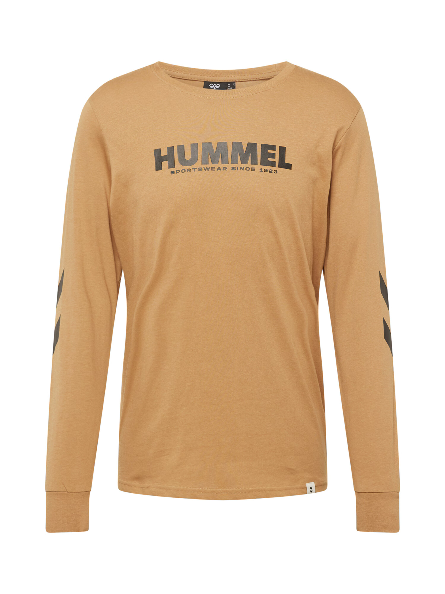 Hummel Λειτουργικό μπλουζάκι 'Legacy' μόκα / μαύρο - Pepit.gr