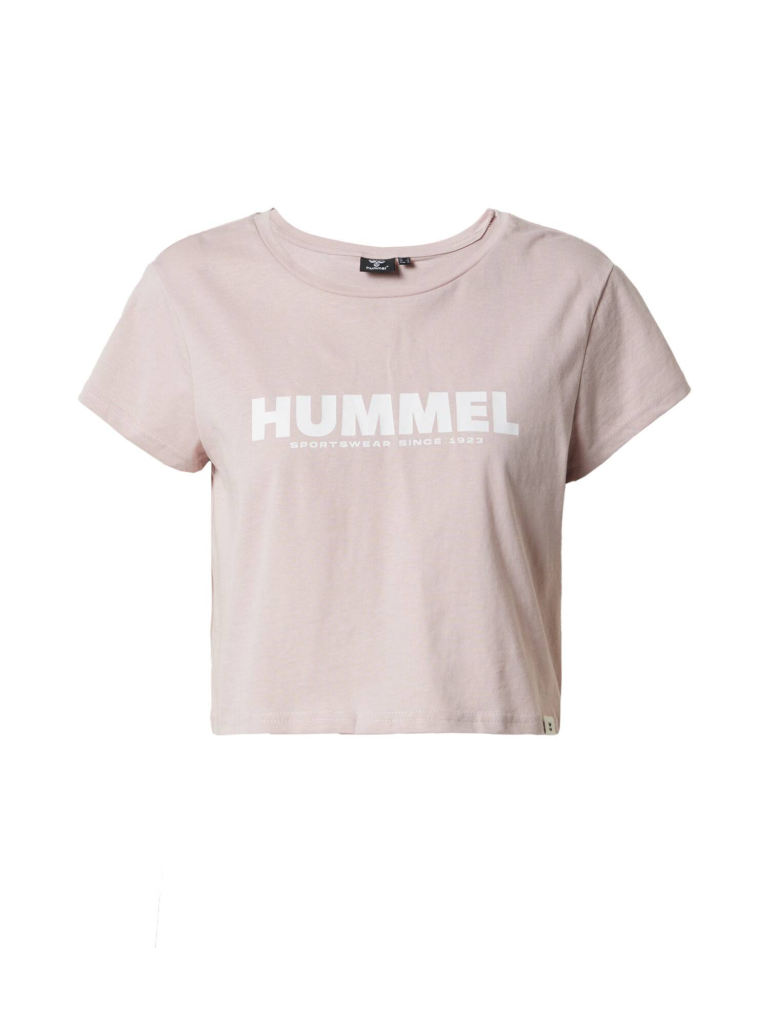 Hummel Λειτουργικό μπλουζάκι 'LEGACY' πούδρα / λευκό - Pepit.gr