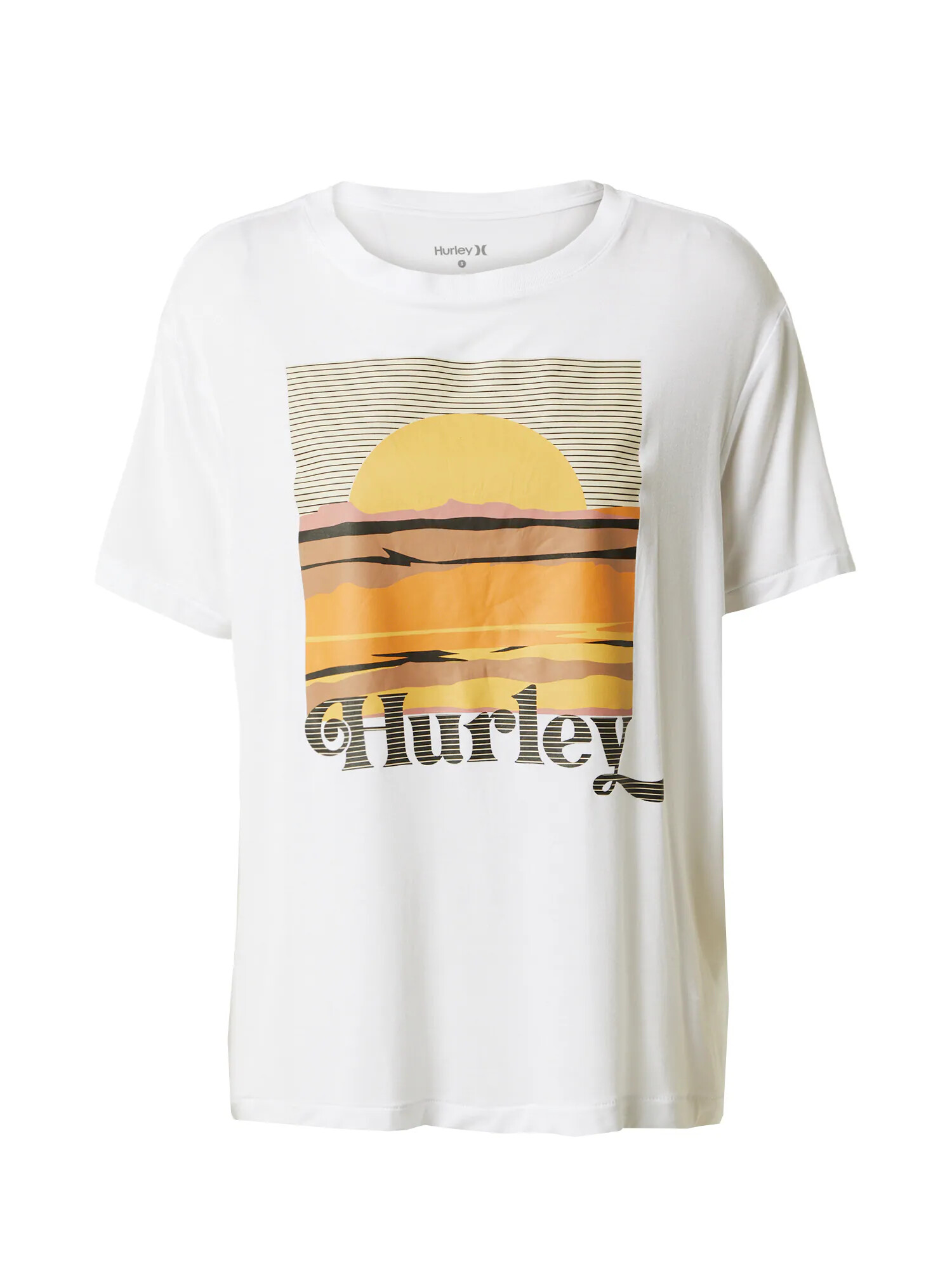 Hurley Λειτουργικό μπλουζάκι κίτρινο / πορτοκαλί / μαύρο / λευκό - Pepit.gr