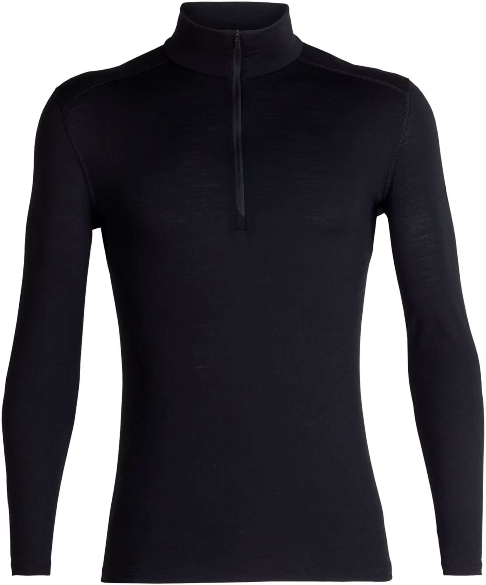 ICEBREAKER Base layer '200 Oasis Zip' μαύρο - Pepit.gr