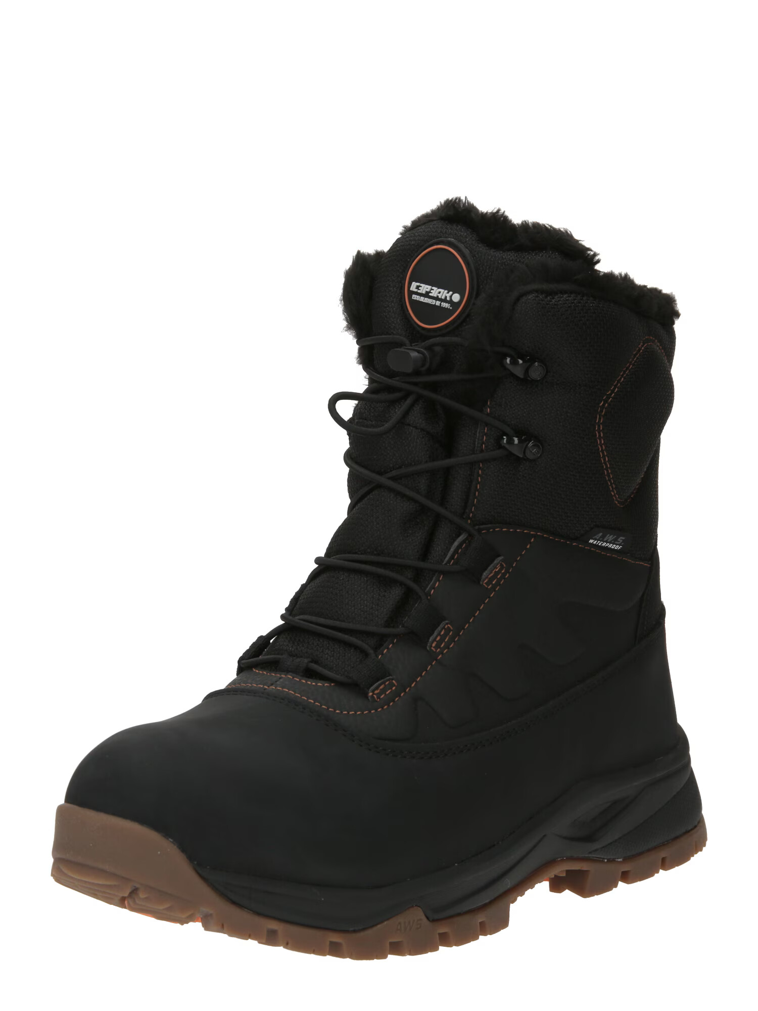 ICEPEAK Boots 'ALOFI' μαύρο - Pepit.gr