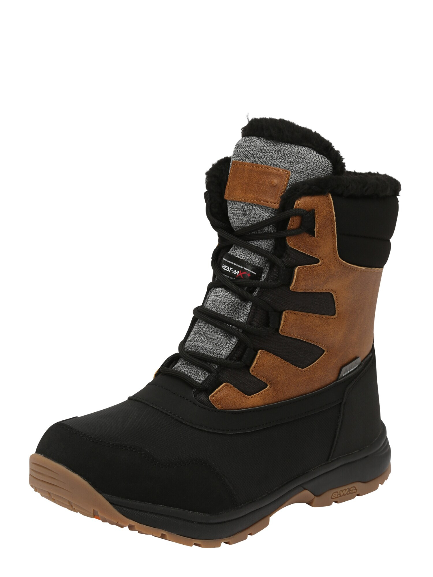 ICEPEAK Boots καφέ / μαύρο - Pepit.gr