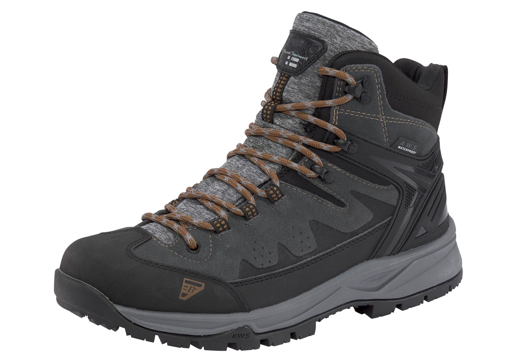 ICEPEAK Boots 'Wynn' καφέ / ανθρακί / σκούρο γκρι - Pepit.gr