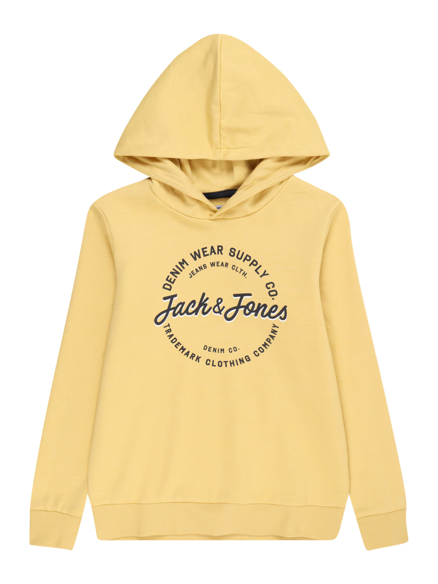 Jack & Jones Junior Μπλούζα φούτερ 'Andy' ναυτικό μπλε / κίτρινο / λευκό - Pepit.gr