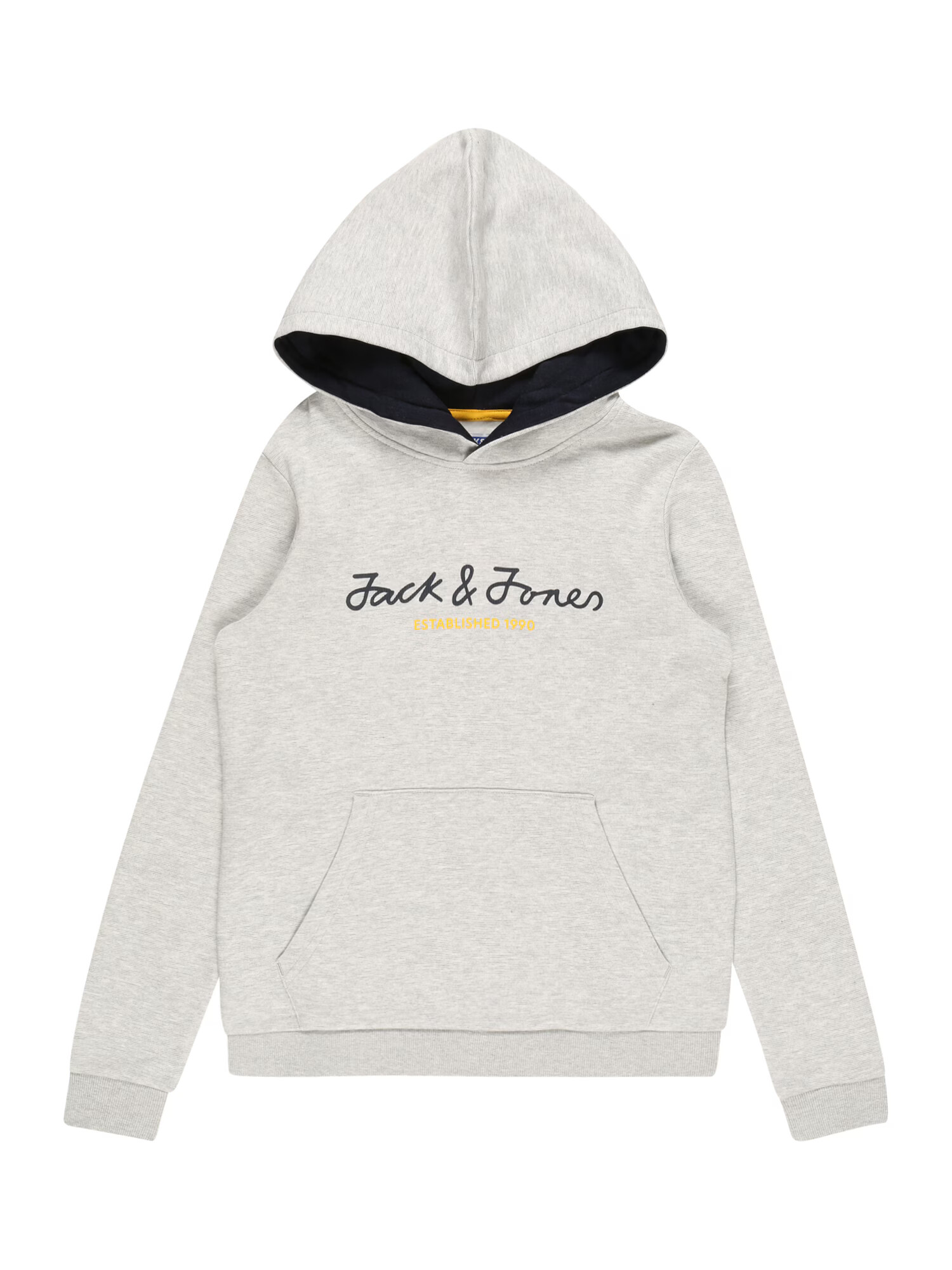 Jack & Jones Junior Μπλούζα φούτερ 'BERG' μπλε νύχτας / κίτρινο / ανοικτό γκρι - Pepit.gr