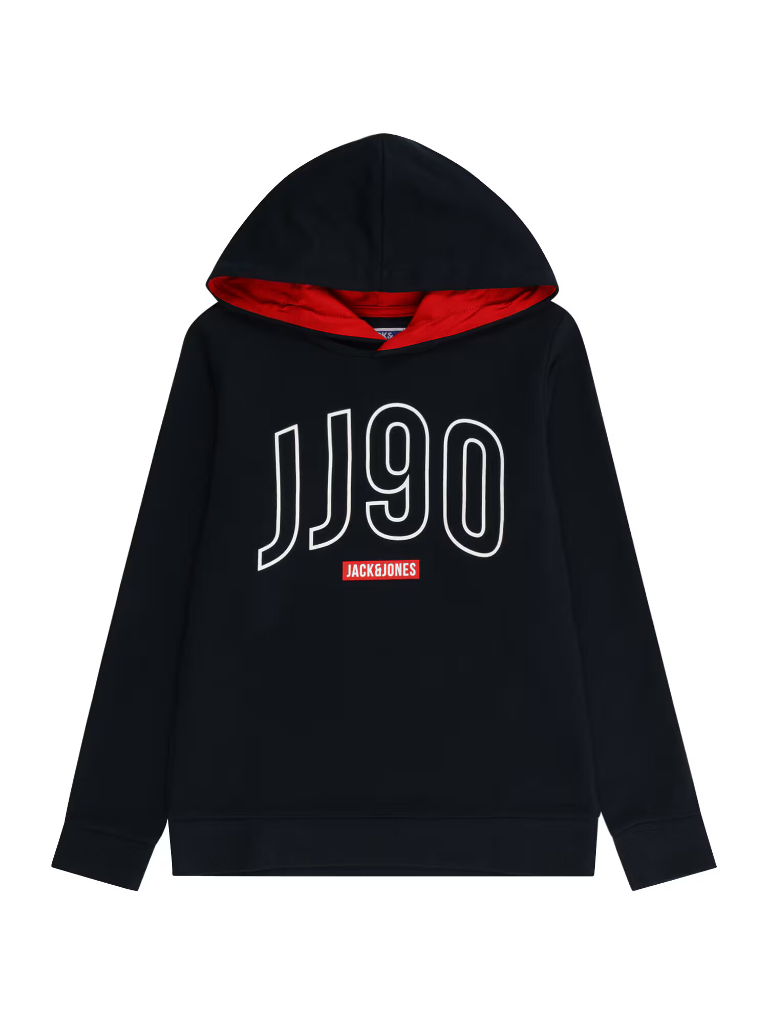 Jack & Jones Junior Μπλούζα φούτερ 'COLINN' ναυτικό μπλε / κόκκινο / λευκό - Pepit.gr