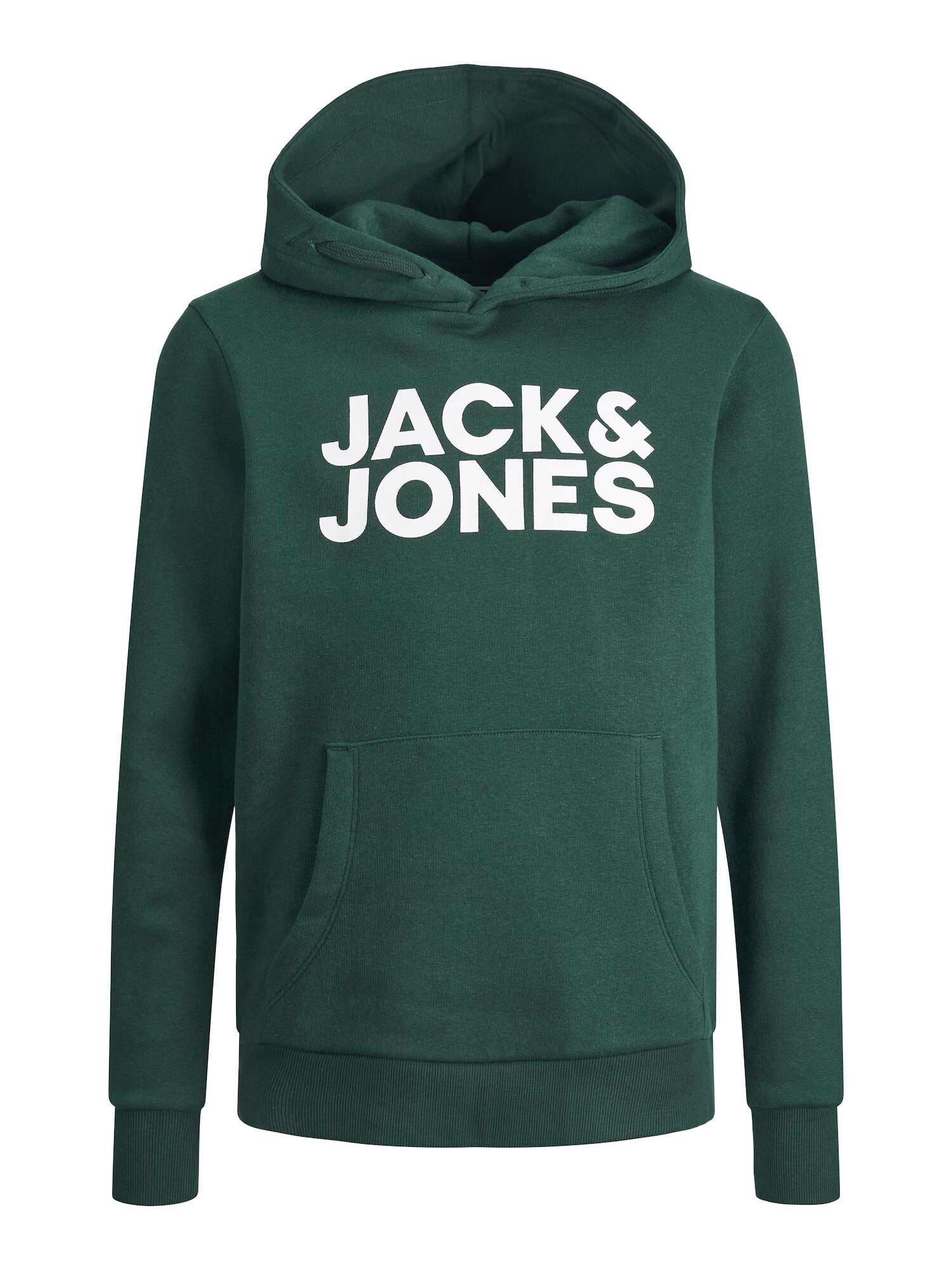 Jack & Jones Junior Μπλούζα φούτερ έλατο / λευκό - Pepit.gr