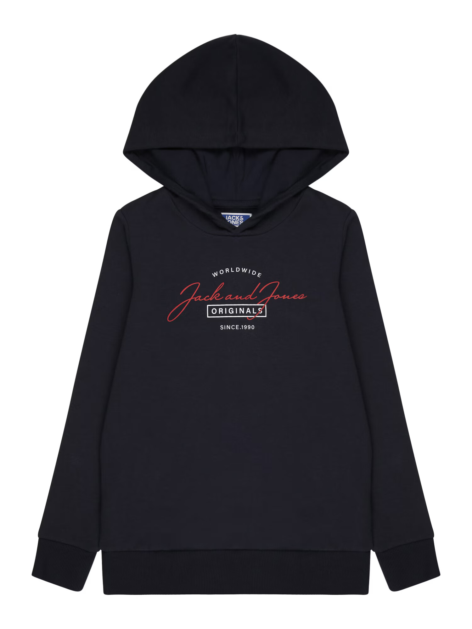 Jack & Jones Junior Μπλούζα φούτερ 'FERRY' ναυτικό μπλε / κόκκινο / λευκό - Pepit.gr