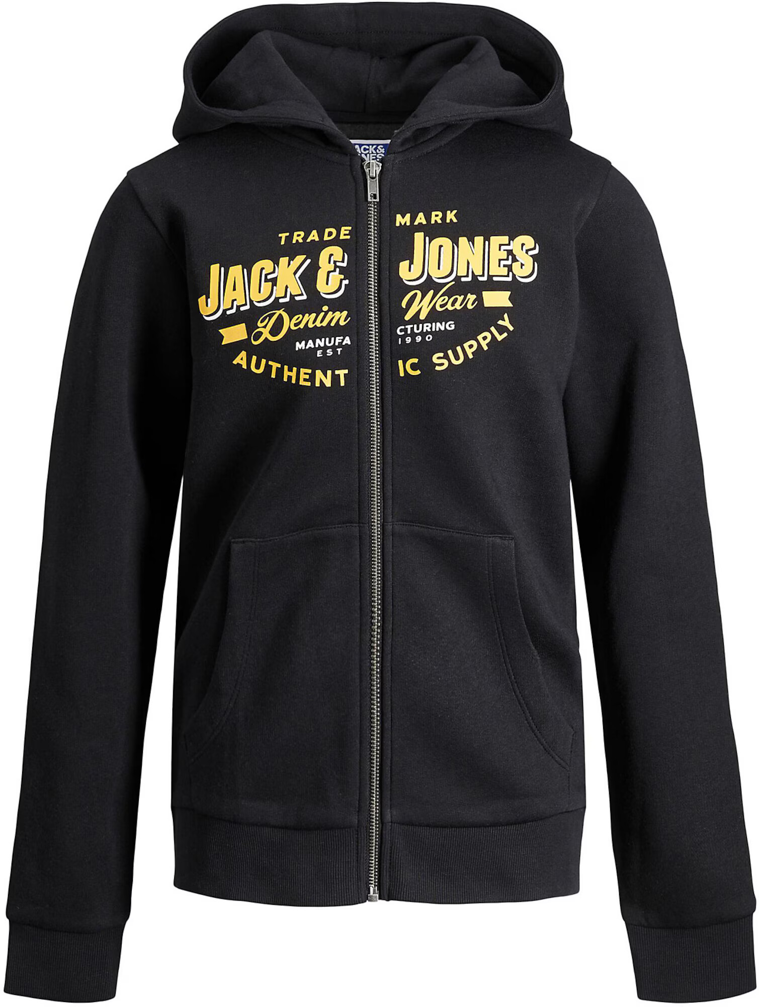 Jack & Jones Junior Μπλούζα φούτερ κίτρινο / μαύρο - Pepit.gr