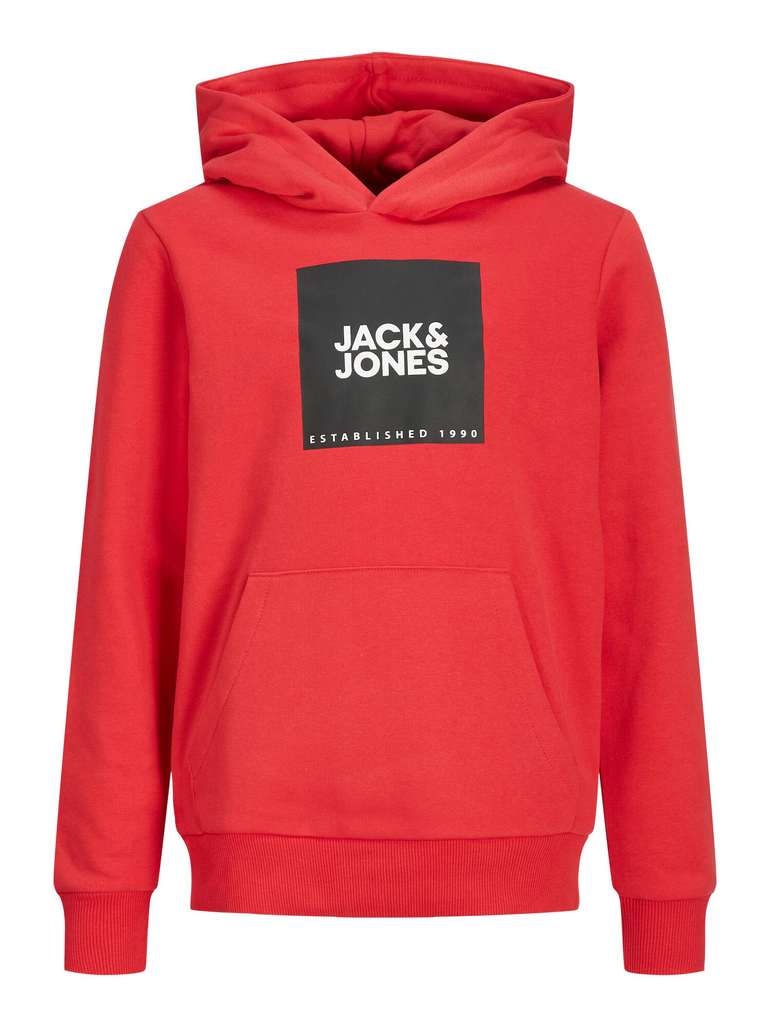 Jack & Jones Junior Μπλούζα φούτερ 'Lock' κόκκινο / μαύρο / λευκό - Pepit.gr