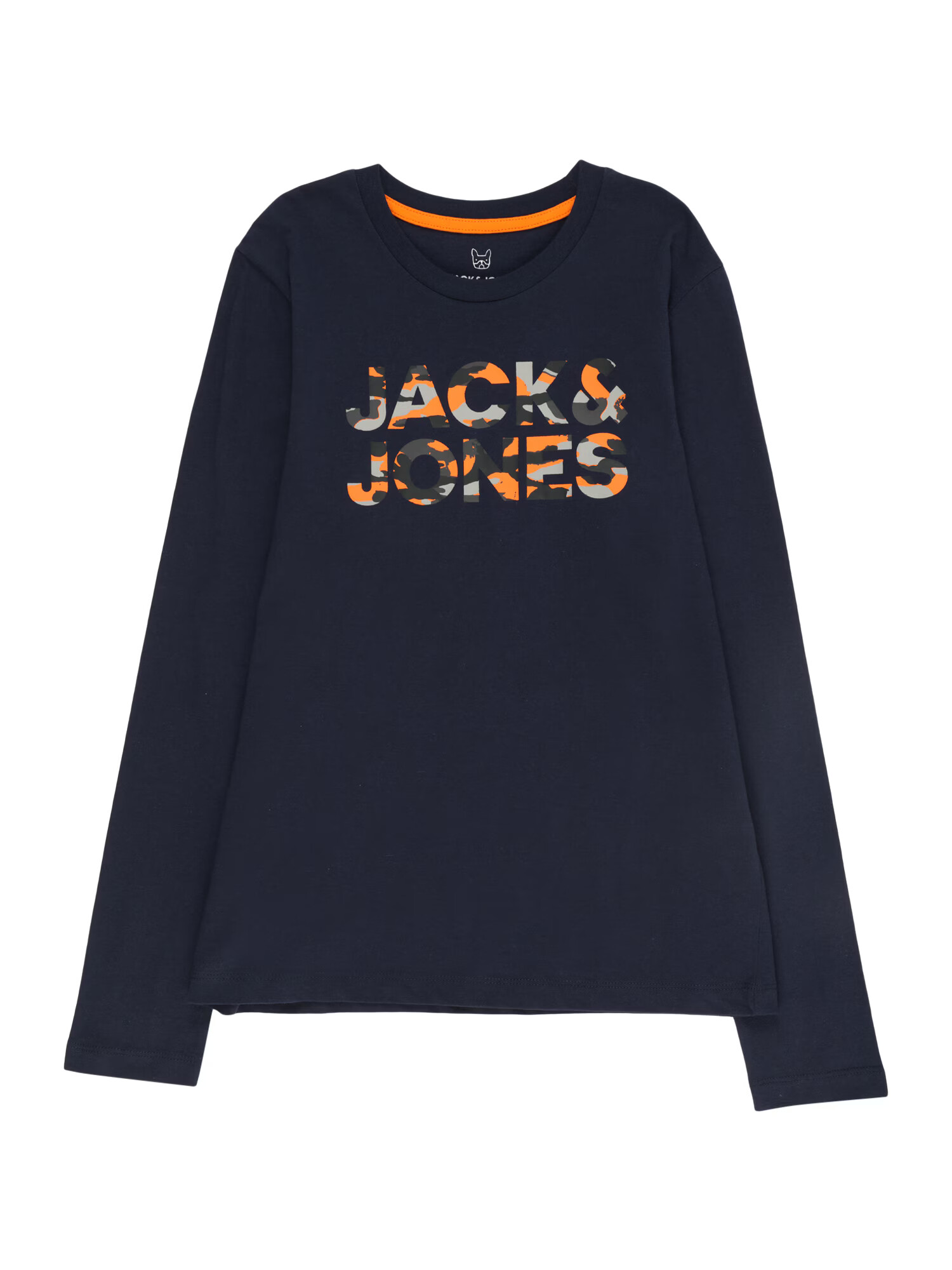 Jack & Jones Junior Μπλουζάκι 'MILES' ναυτικό μπλε / γκρι / ανθρακί / πορτοκαλί - Pepit.gr