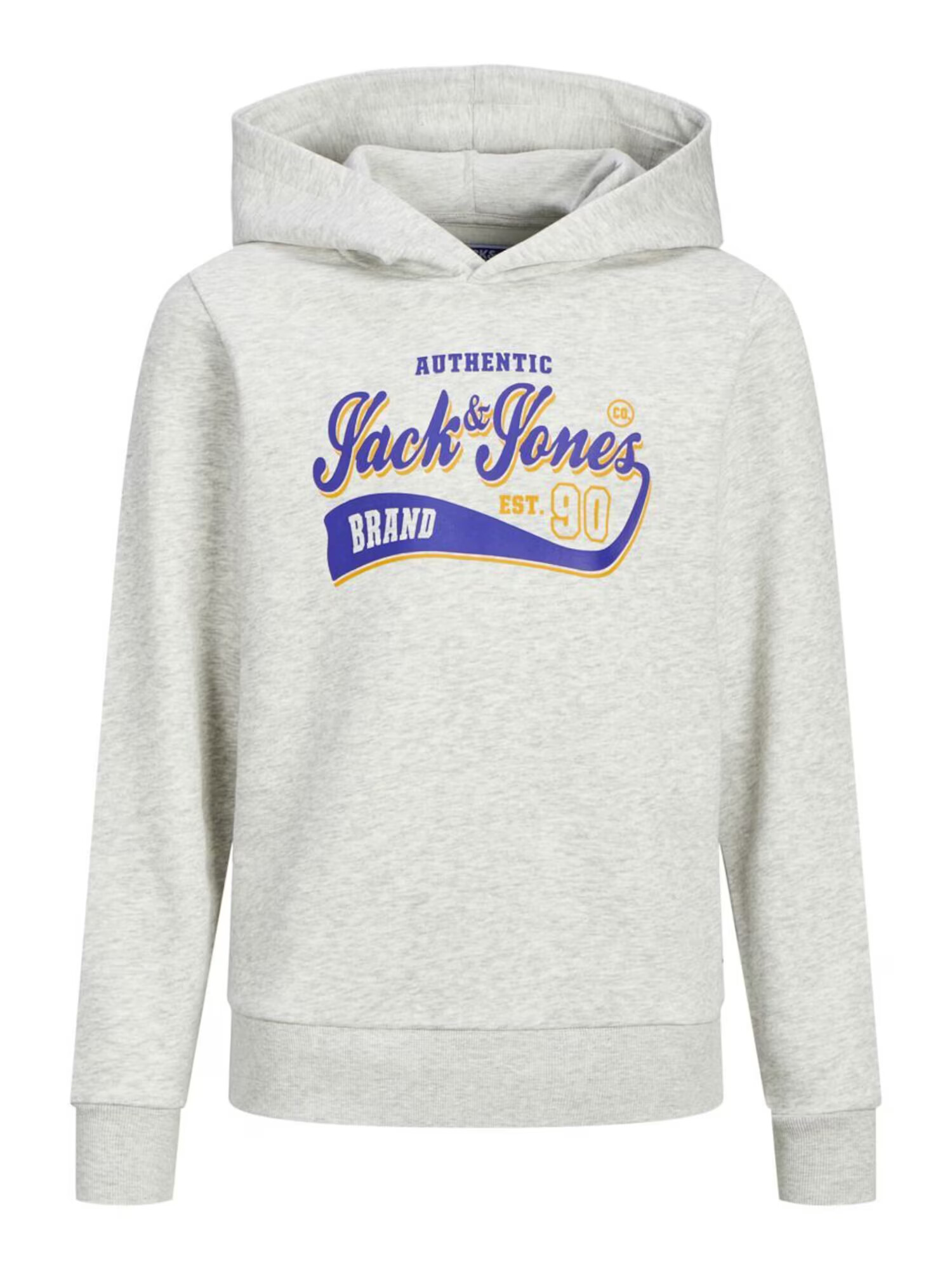 Jack & Jones Junior Μπλούζα φούτερ μπλε / κίτρινο / γκρι - Pepit.gr