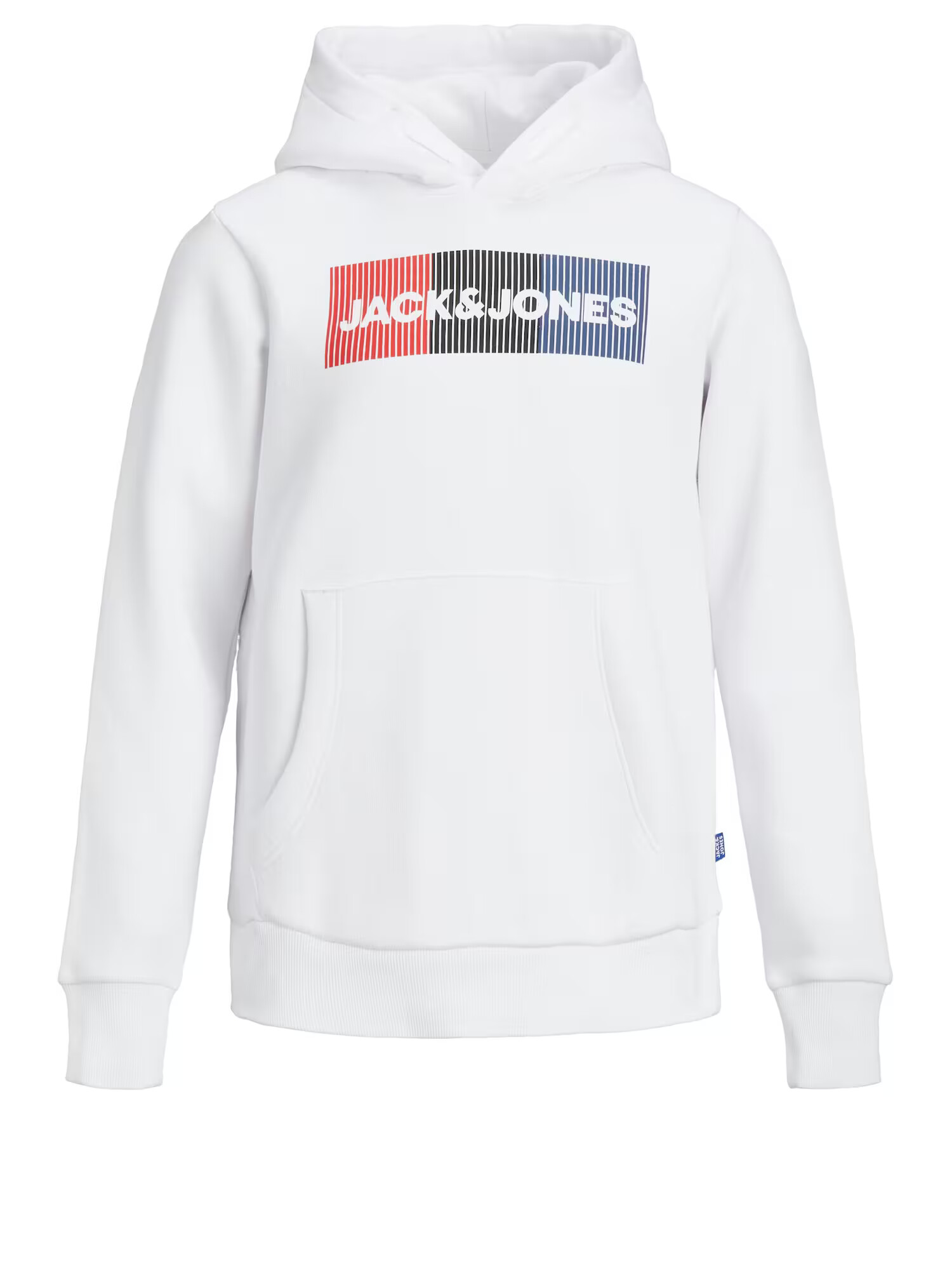 Jack & Jones Junior Μπλούζα φούτερ μπλε μαρέν / κόκκινο / μαύρο / λευκό - Pepit.gr