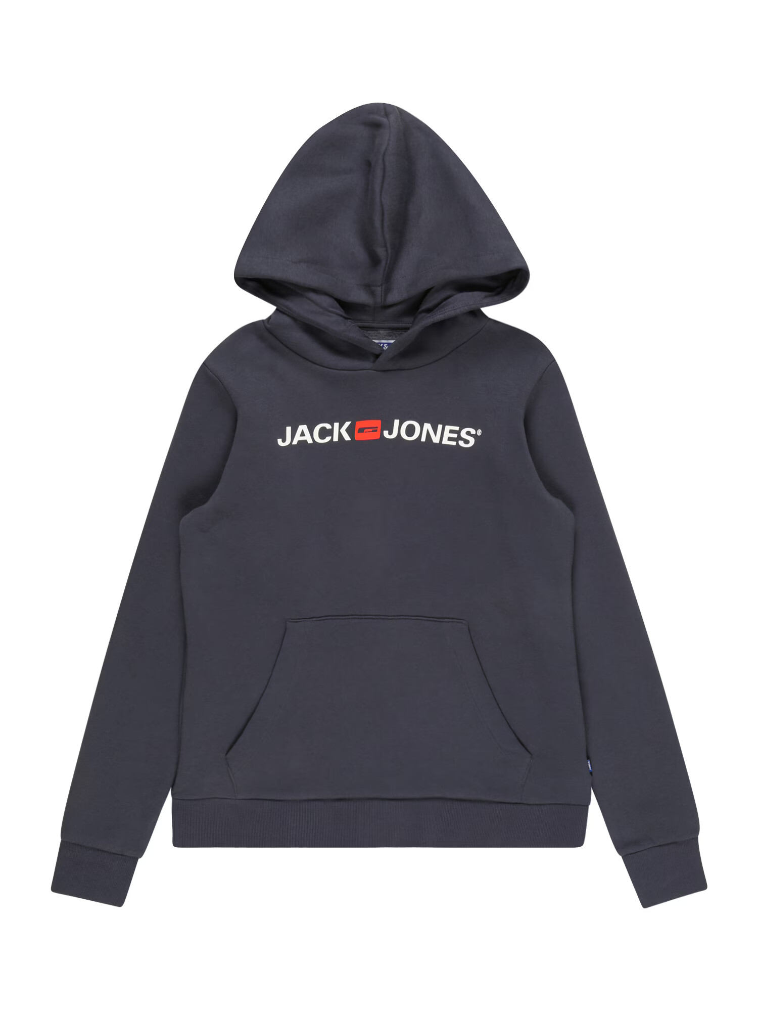 Jack & Jones Junior Μπλούζα φούτερ μπλε μαρέν / κόκκινο φωτιάς / λευκό - Pepit.gr