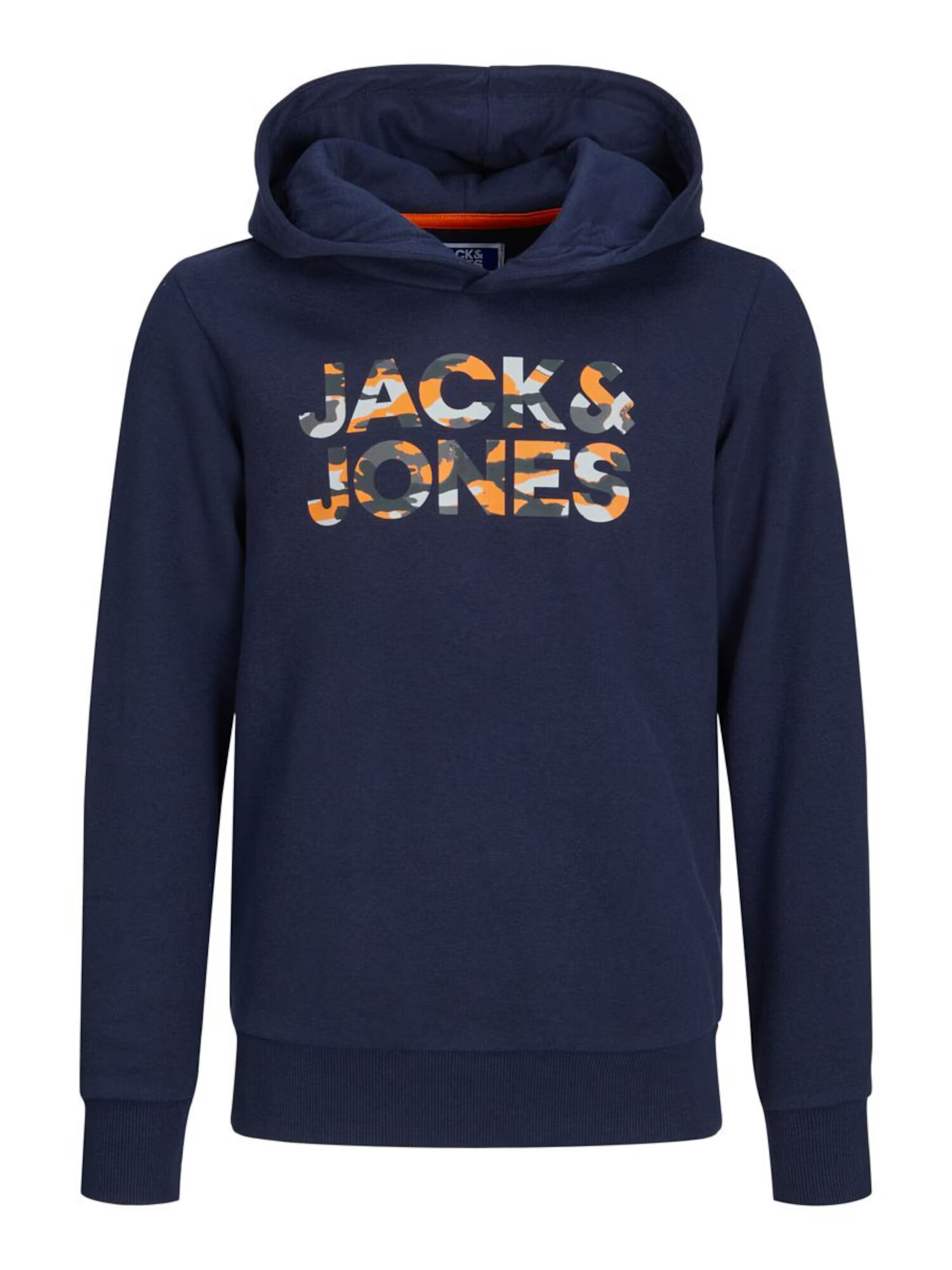 Jack & Jones Junior Μπλούζα φούτερ μπλε / πορτοκαλί - Pepit.gr