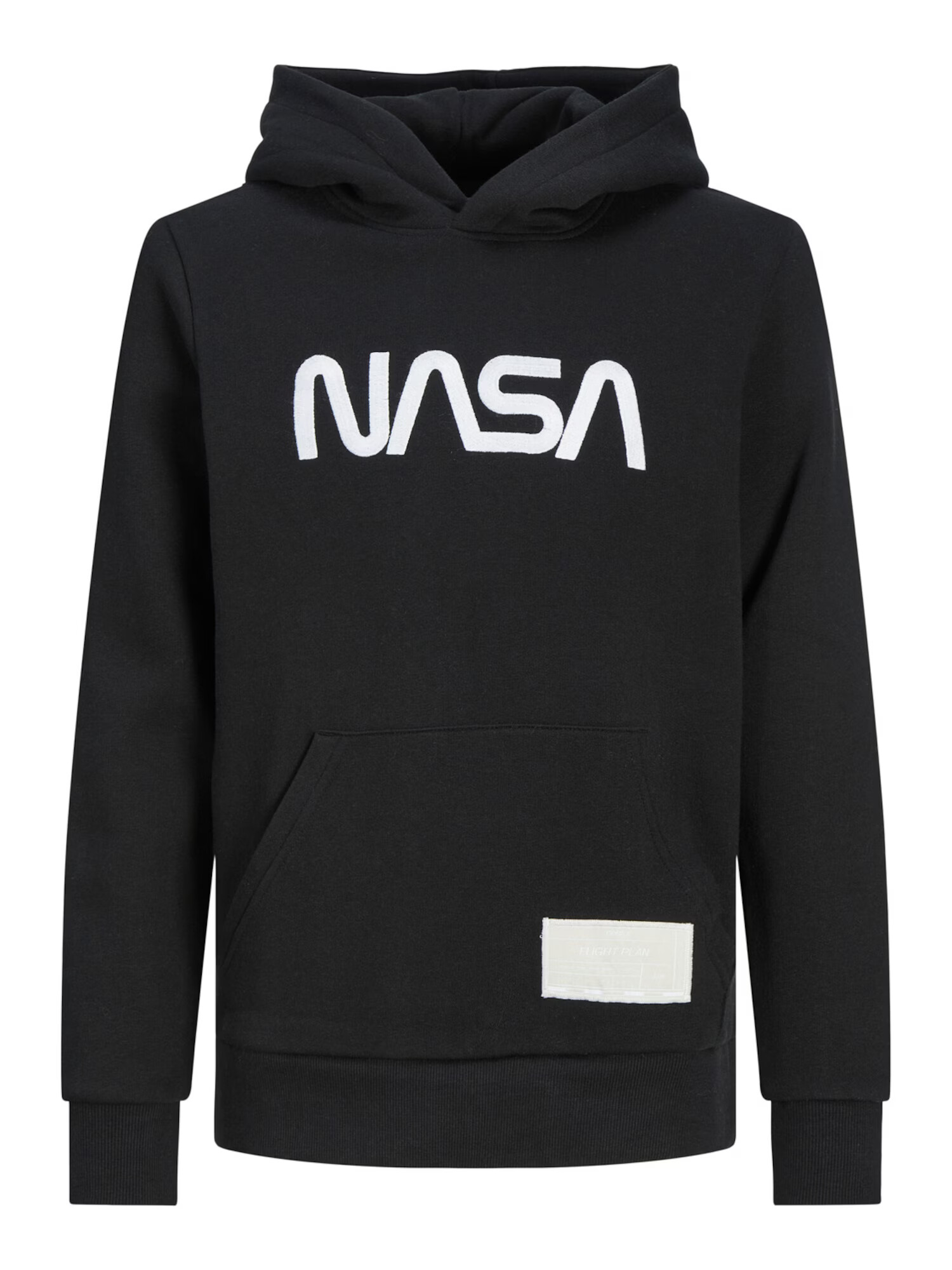 Jack & Jones Junior Μπλούζα φούτερ 'NASA' ανοικτό μπεζ / μαύρο / λευκό - Pepit.gr