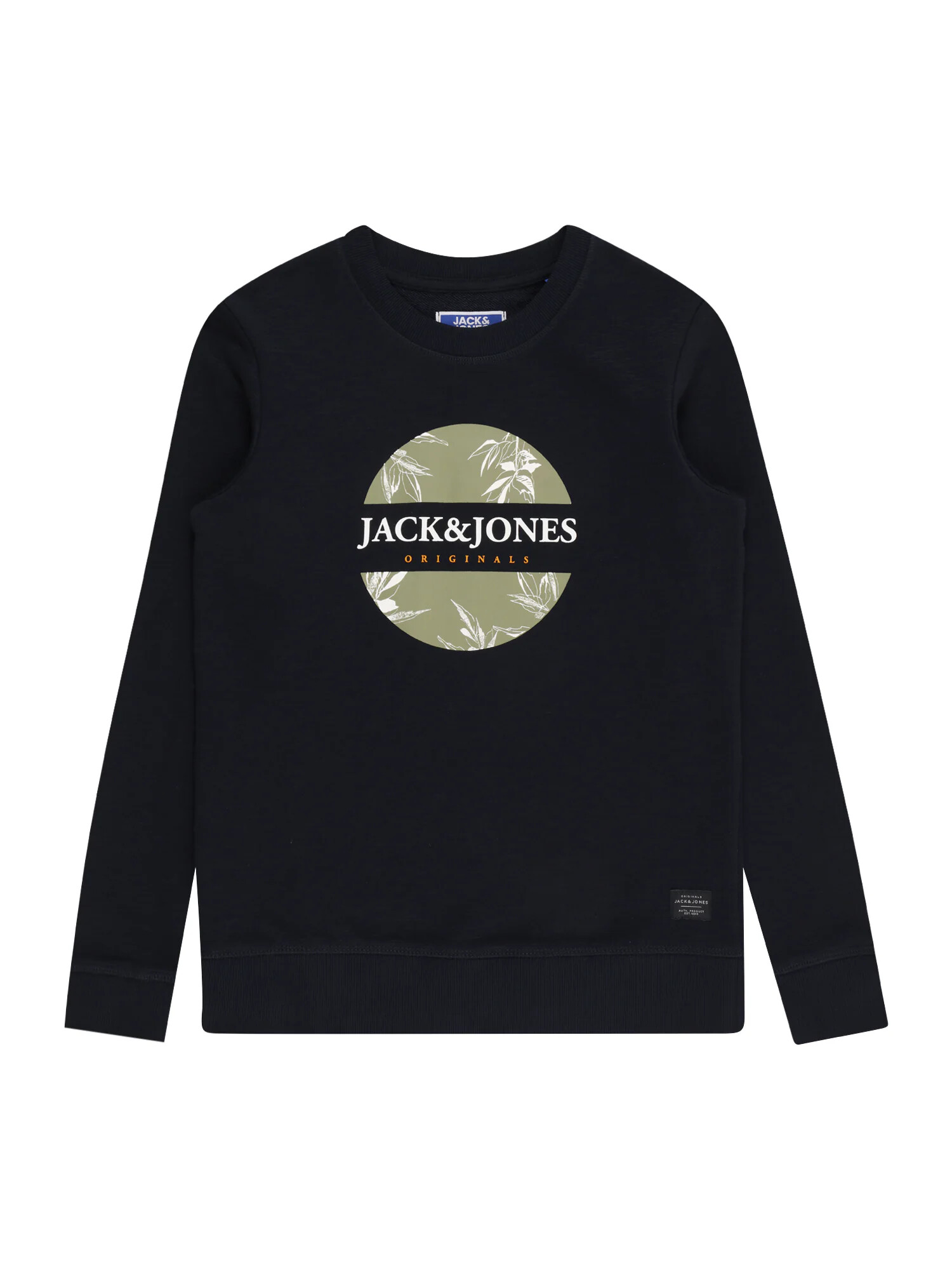 Jack & Jones Junior Μπλούζα φούτερ ναυτικό μπλε / χακί / λευκό - Pepit.gr