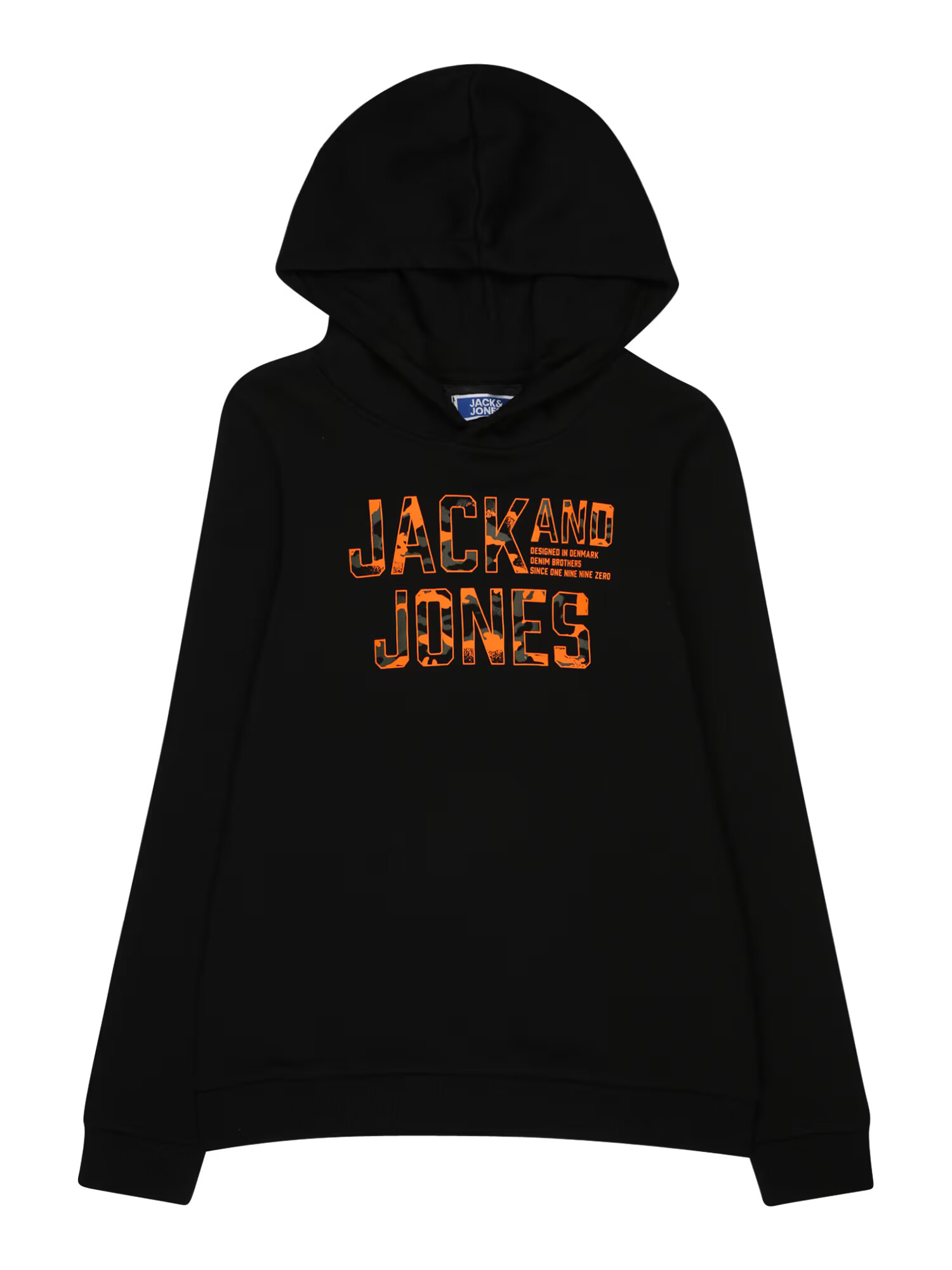 Jack & Jones Junior Μπλούζα φούτερ 'PEACE WALKER' χακί / ανοικτό πορτοκαλί / μαύρο - Pepit.gr