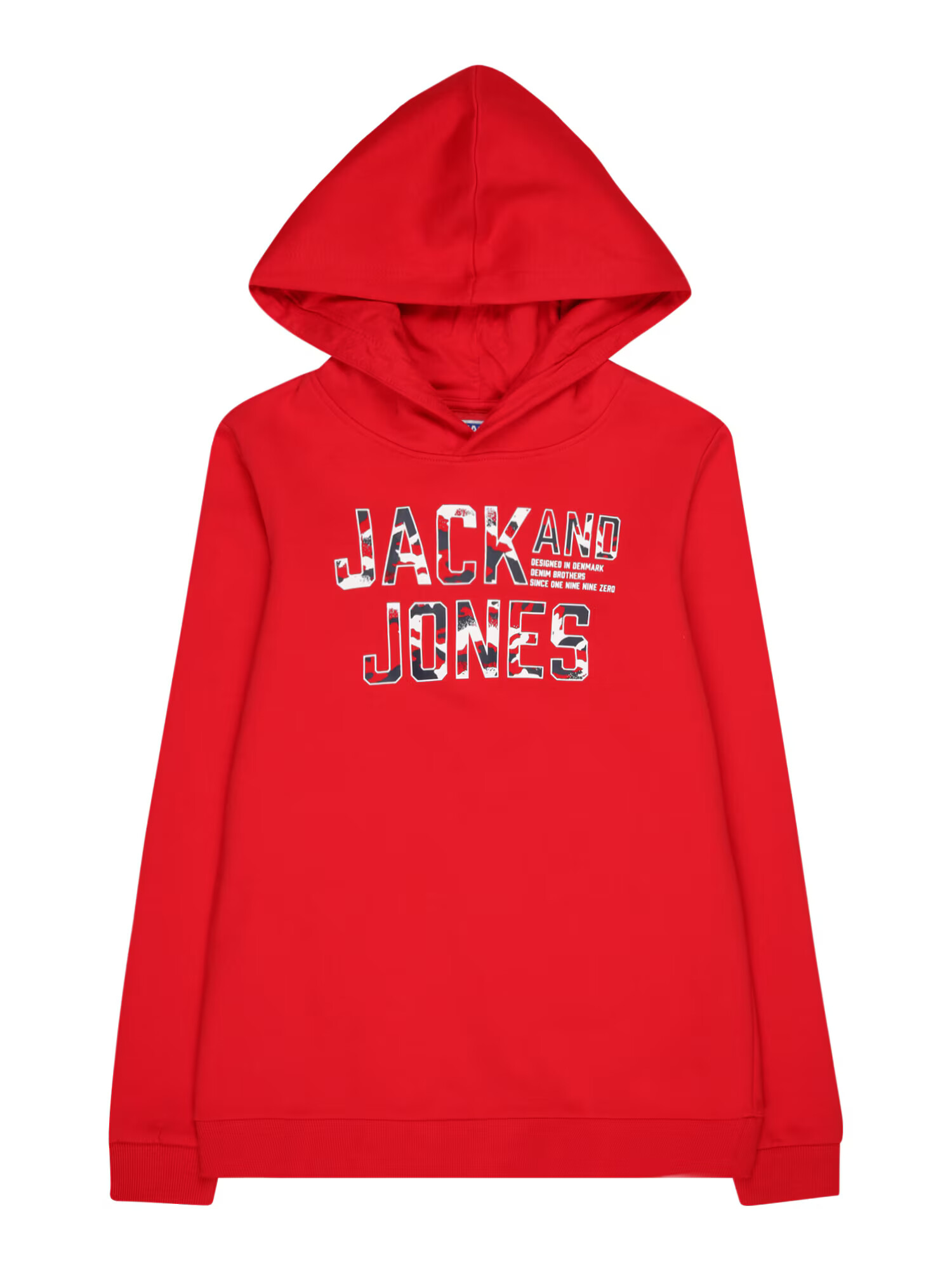 Jack & Jones Junior Μπλούζα φούτερ 'PEACE WALKER' μπλε νύχτας / κόκκινο / λευκό - Pepit.gr