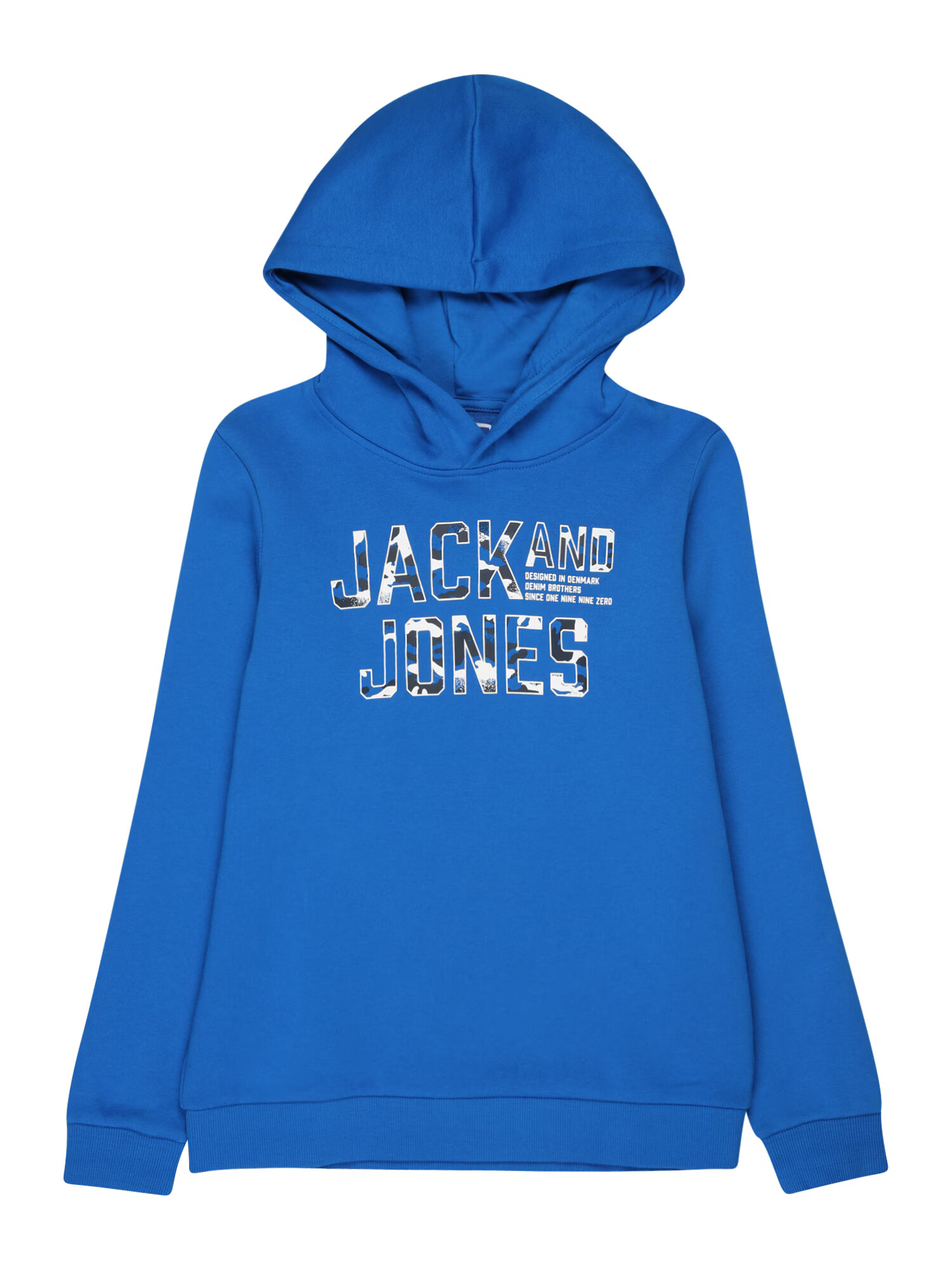 Jack & Jones Junior Μπλούζα φούτερ 'PEACE WALKER' μπλε ουρανού / μαύρο / λευκό - Pepit.gr