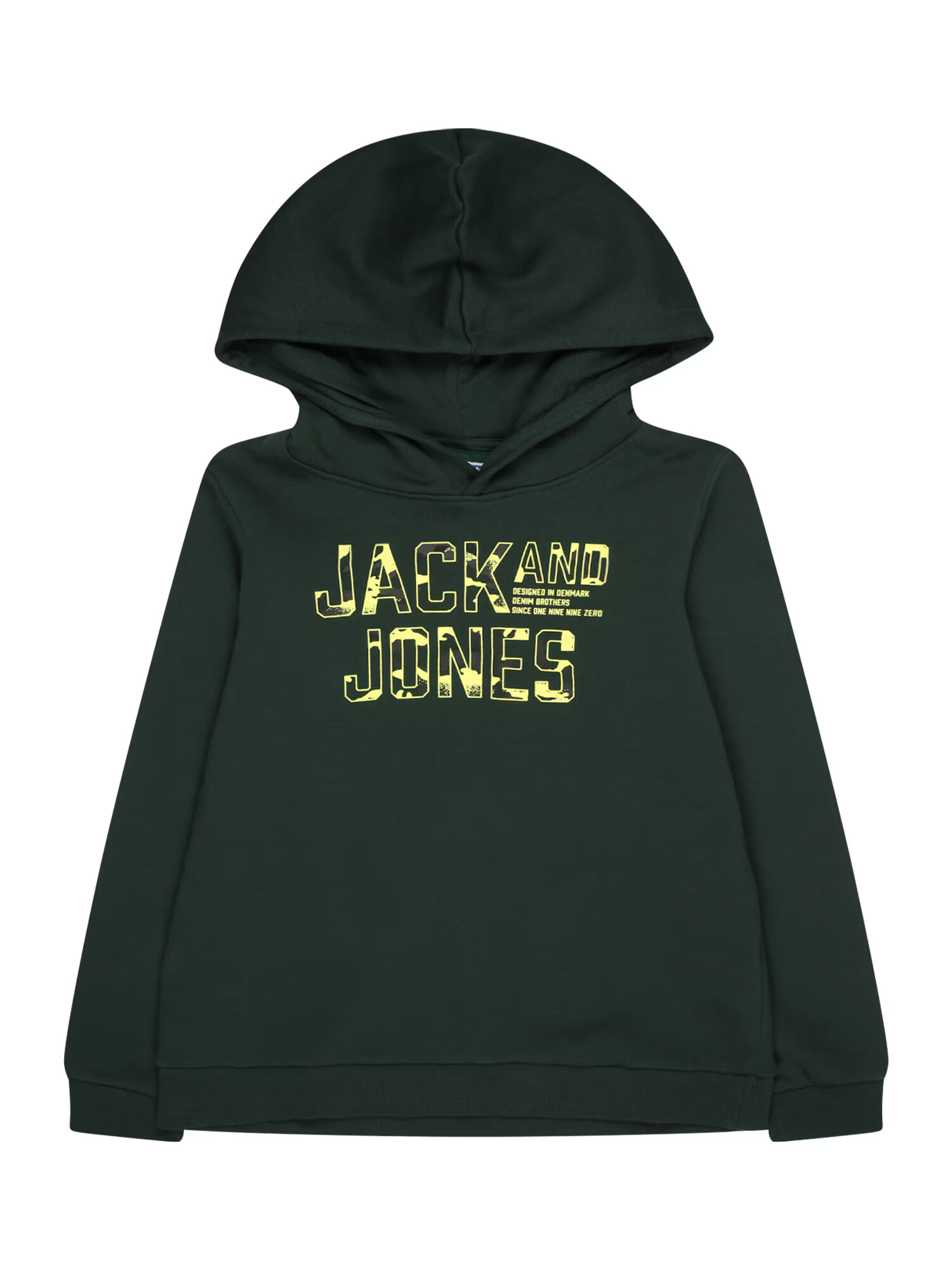 Jack & Jones Junior Μπλούζα φούτερ 'PEACEWALKER' κίτρινο / έλατο - Pepit.gr