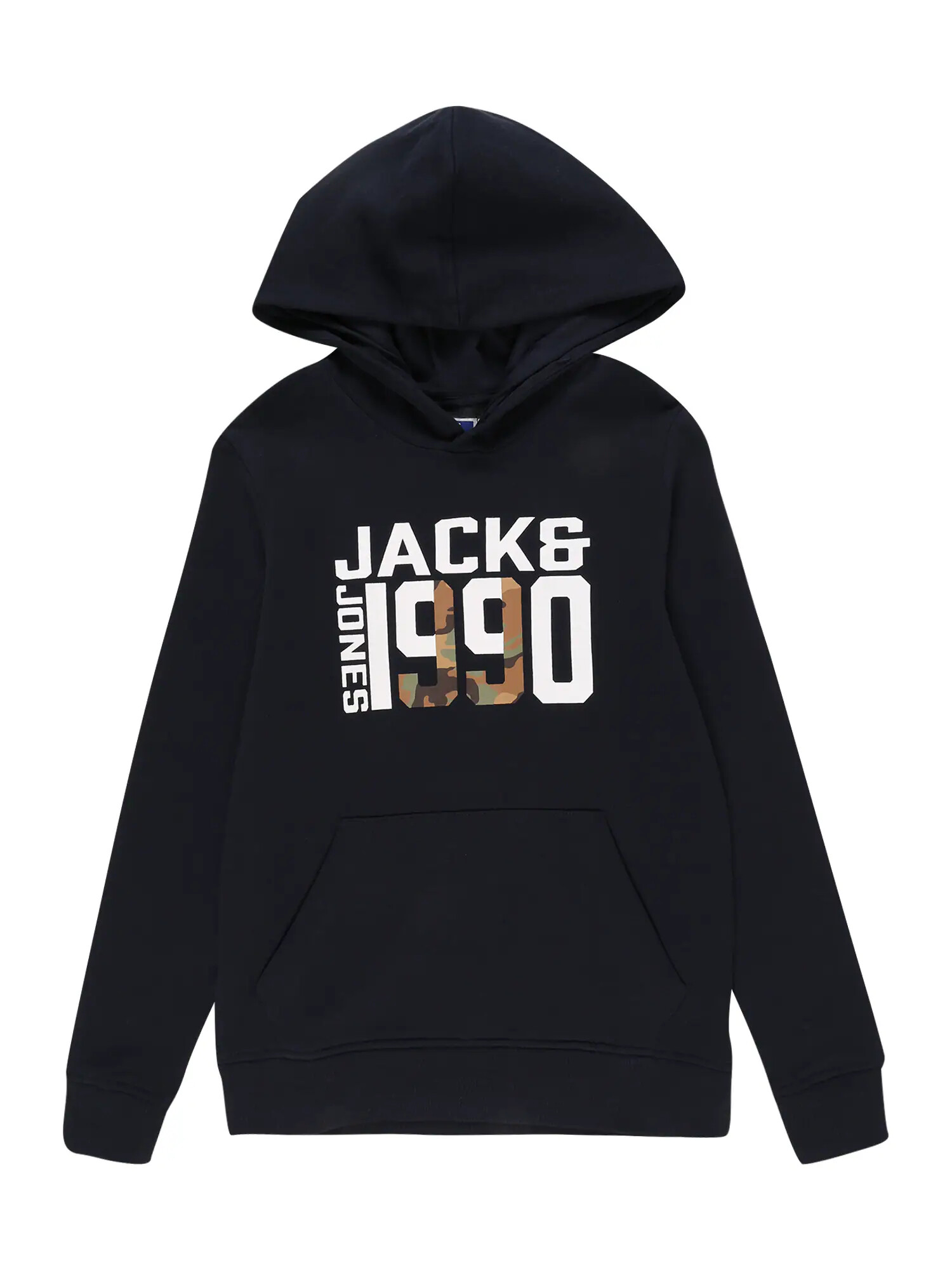 Jack & Jones Junior Μπλούζα φούτερ σκούρο μπλε / καφέ / χακί / λευκό - Pepit.gr