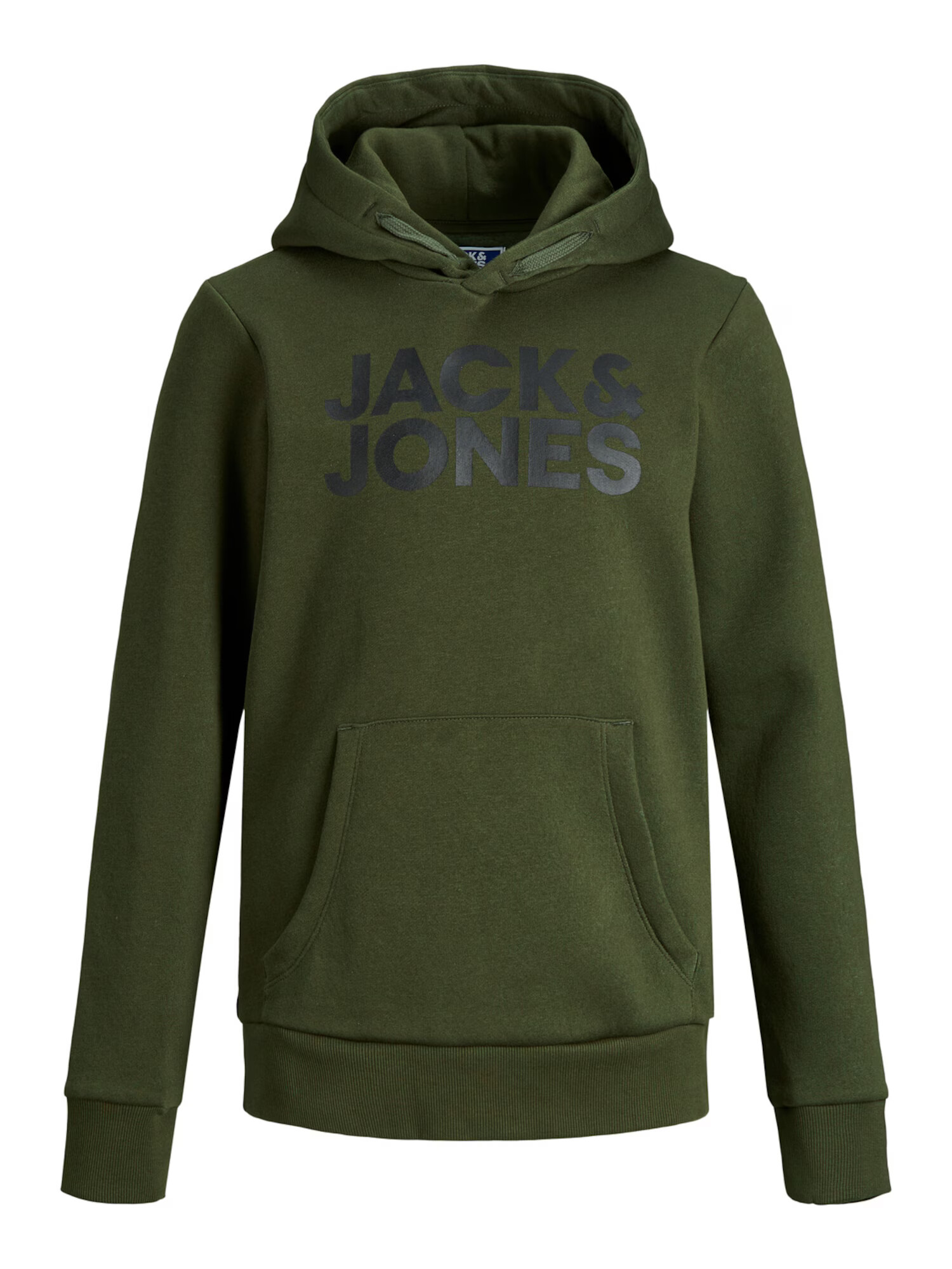 Jack & Jones Junior Μπλούζα φούτερ σκούρο πράσινο / μαύρο - Pepit.gr