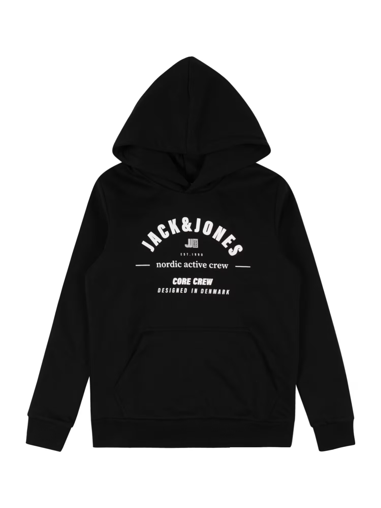 Jack & Jones Junior Μπλούζα φούτερ 'SPRING' μαύρο / λευκό - Pepit.gr