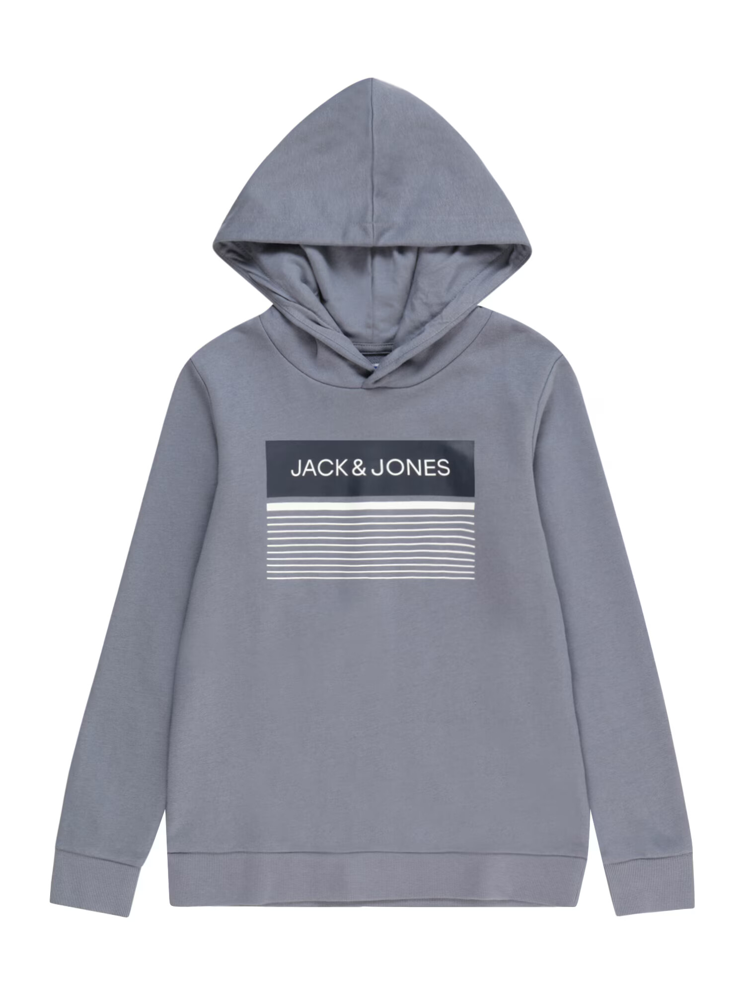 Jack & Jones Junior Μπλούζα φούτερ 'TRAVIS' μπλε νύχτας / μπλε περιστεριού / λευκό - Pepit.gr