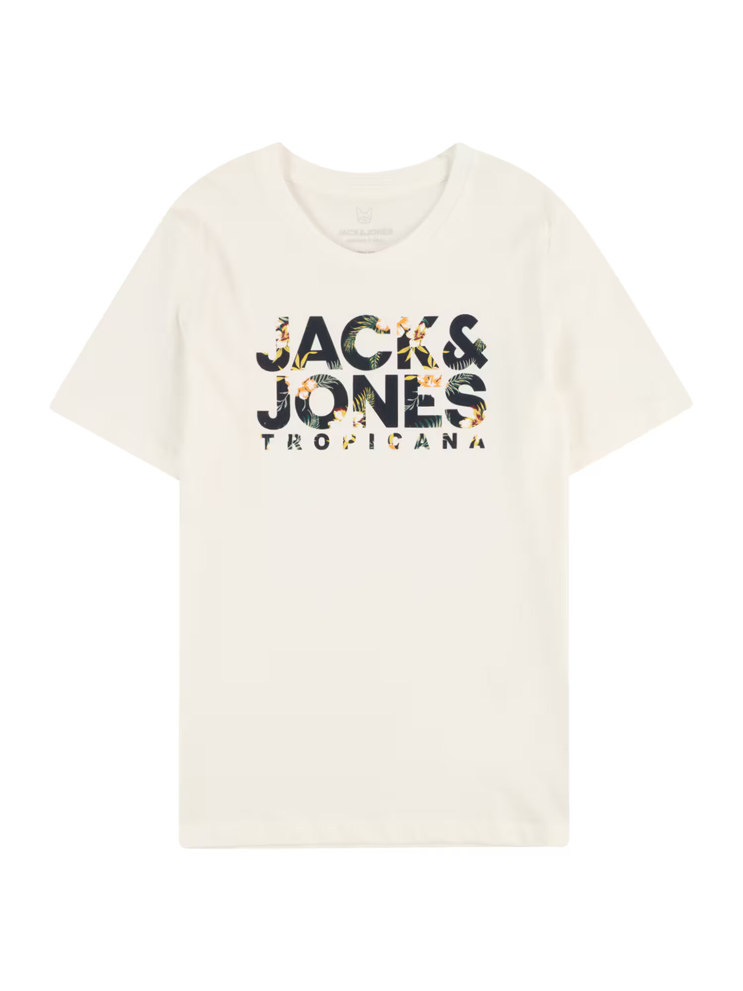 Jack & Jones Junior Μπλουζάκι 'BECS' ανοικτό κίτρινο / σμαραγδί / έλατο / λευκό - Pepit.gr