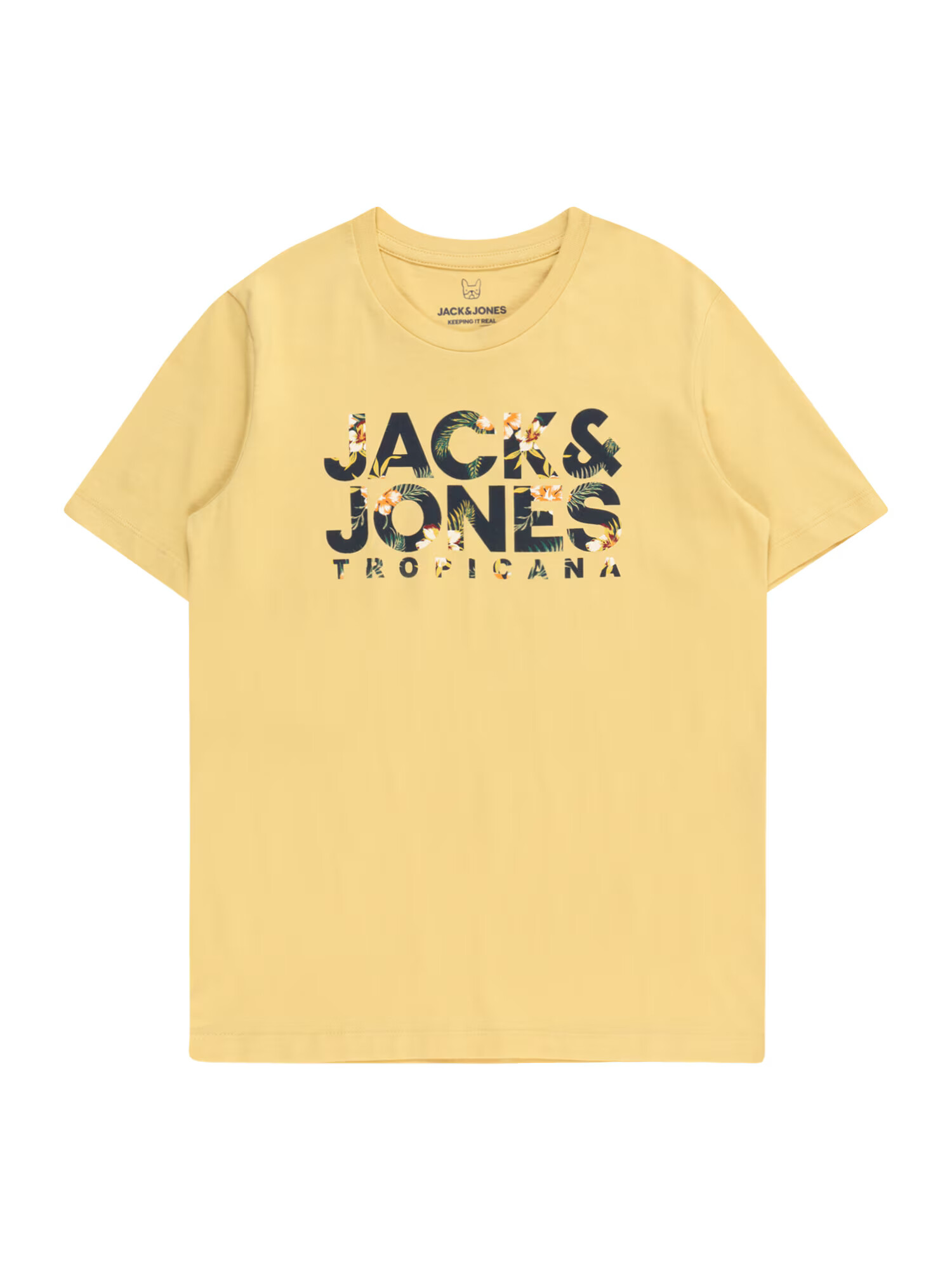 Jack & Jones Junior Μπλουζάκι 'BECS' μουσταρδί / πορτοκαλί / μαύρο / λευκό - Pepit.gr