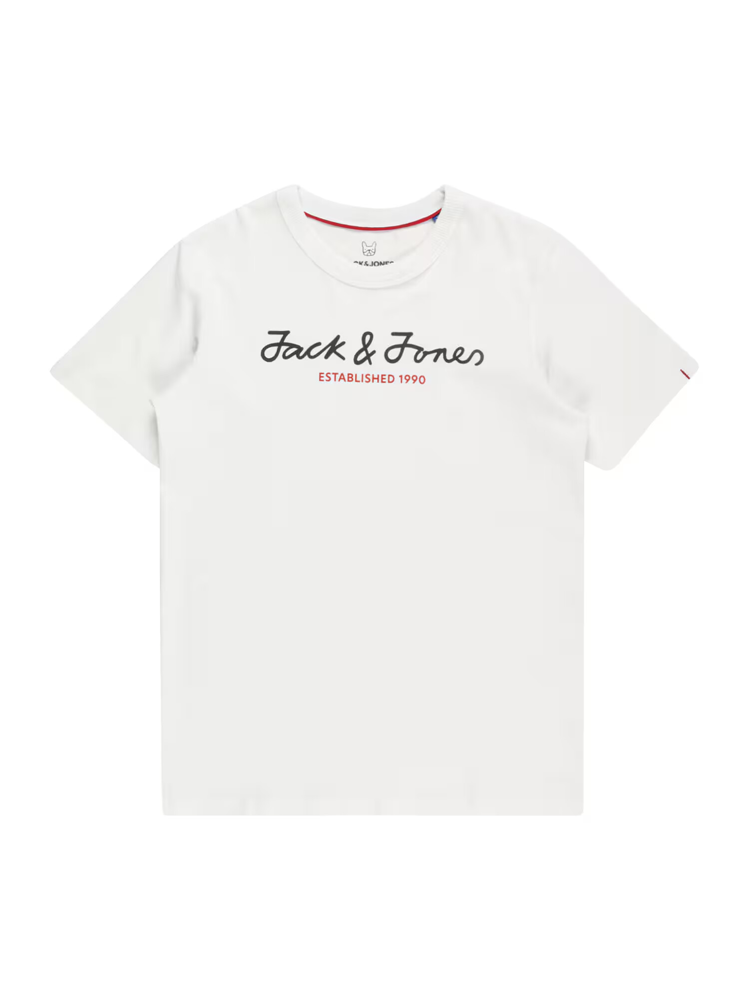 Jack & Jones Junior Μπλουζάκι 'BERG' ανοικτό κόκκινο / μαύρο / φυσικό λευκό - Pepit.gr