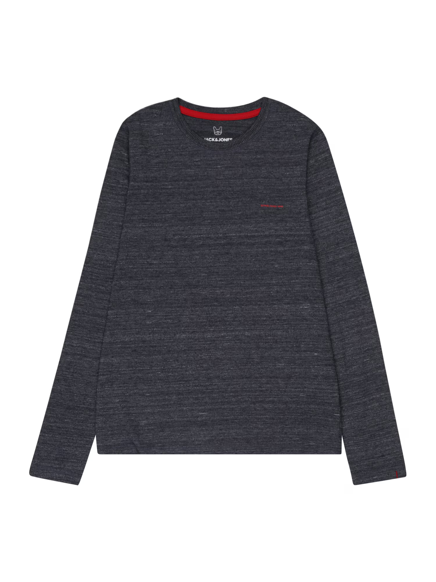 Jack & Jones Junior Μπλουζάκι 'Berg' μπλε μελανζέ / κόκκινο φωτιάς - Pepit.gr