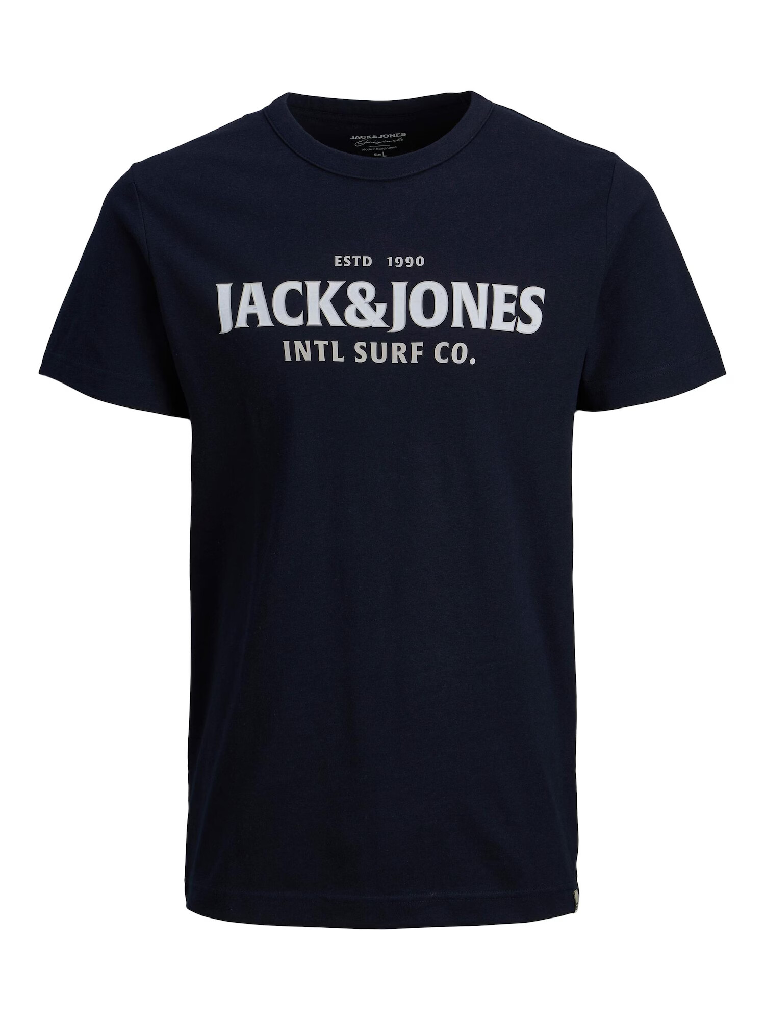 Jack & Jones Junior Μπλουζάκι 'Breezy' ναυτικό μπλε / λευκό - Pepit.gr