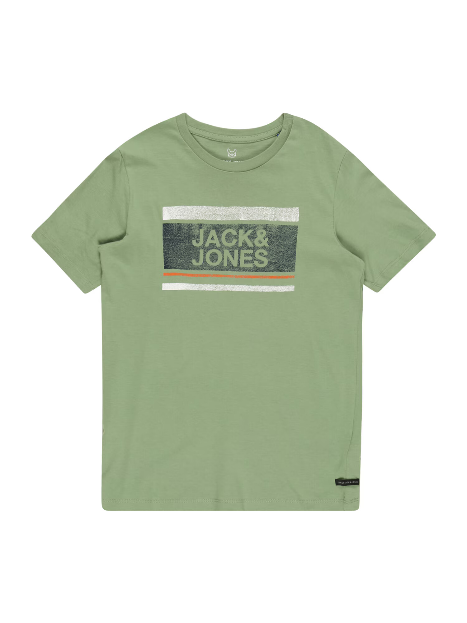 Jack & Jones Junior Μπλουζάκι 'BRYAN' ναυτικό μπλε / ανοικτό πράσινο / πορτοκαλί / offwhite - Pepit.gr