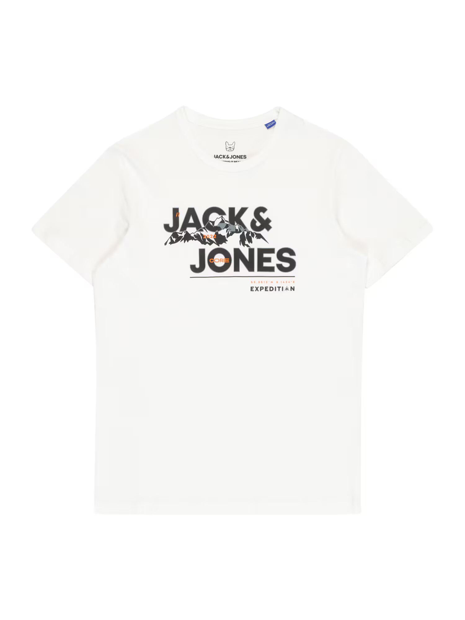 Jack & Jones Junior Μπλουζάκι γκρι / πορτοκαλί / μαύρο / λευκό - Pepit.gr