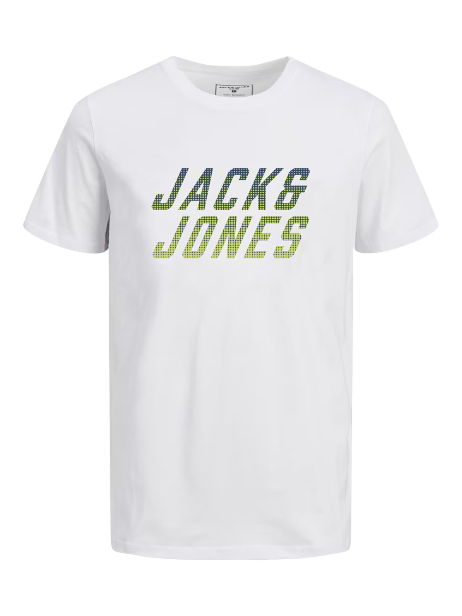 Jack & Jones Junior Μπλουζάκι 'Haak' ανοικτό πράσινο / σκούρο πράσινο / λευκό - Pepit.gr