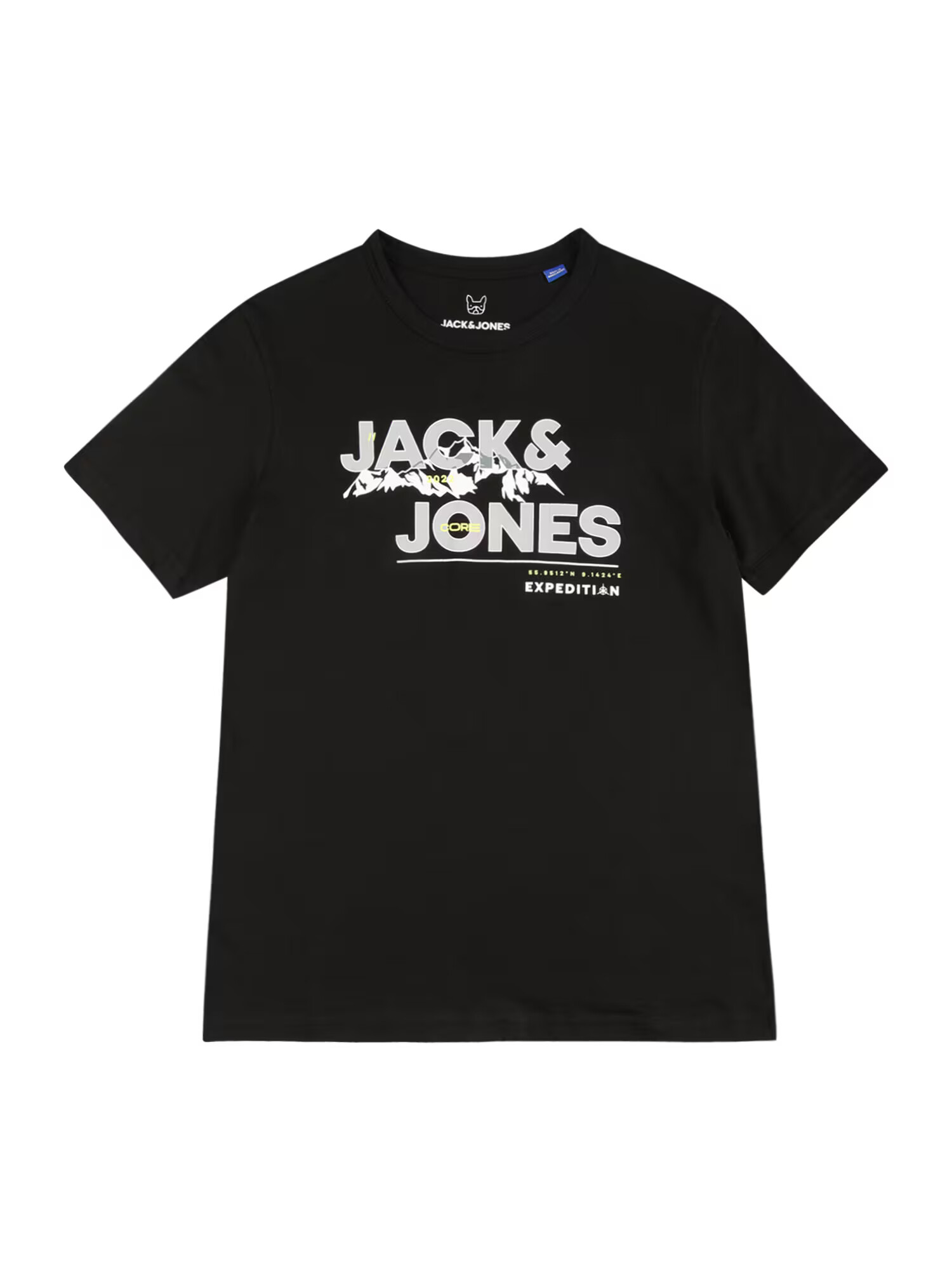 Jack & Jones Junior Μπλουζάκι 'Hunter' μαύρο / λευκό - Pepit.gr