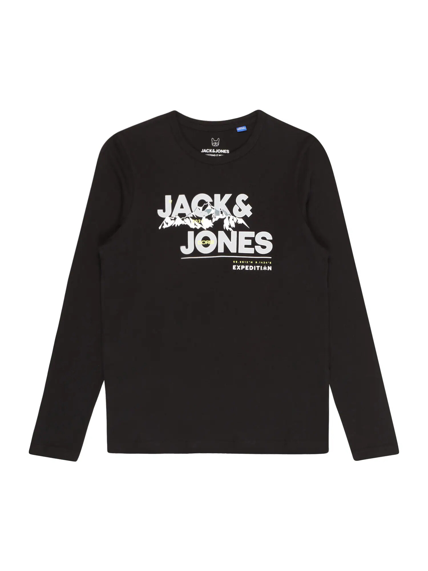 Jack & Jones Junior Μπλουζάκι 'HUNTER' μαύρο / λευκό - Pepit.gr