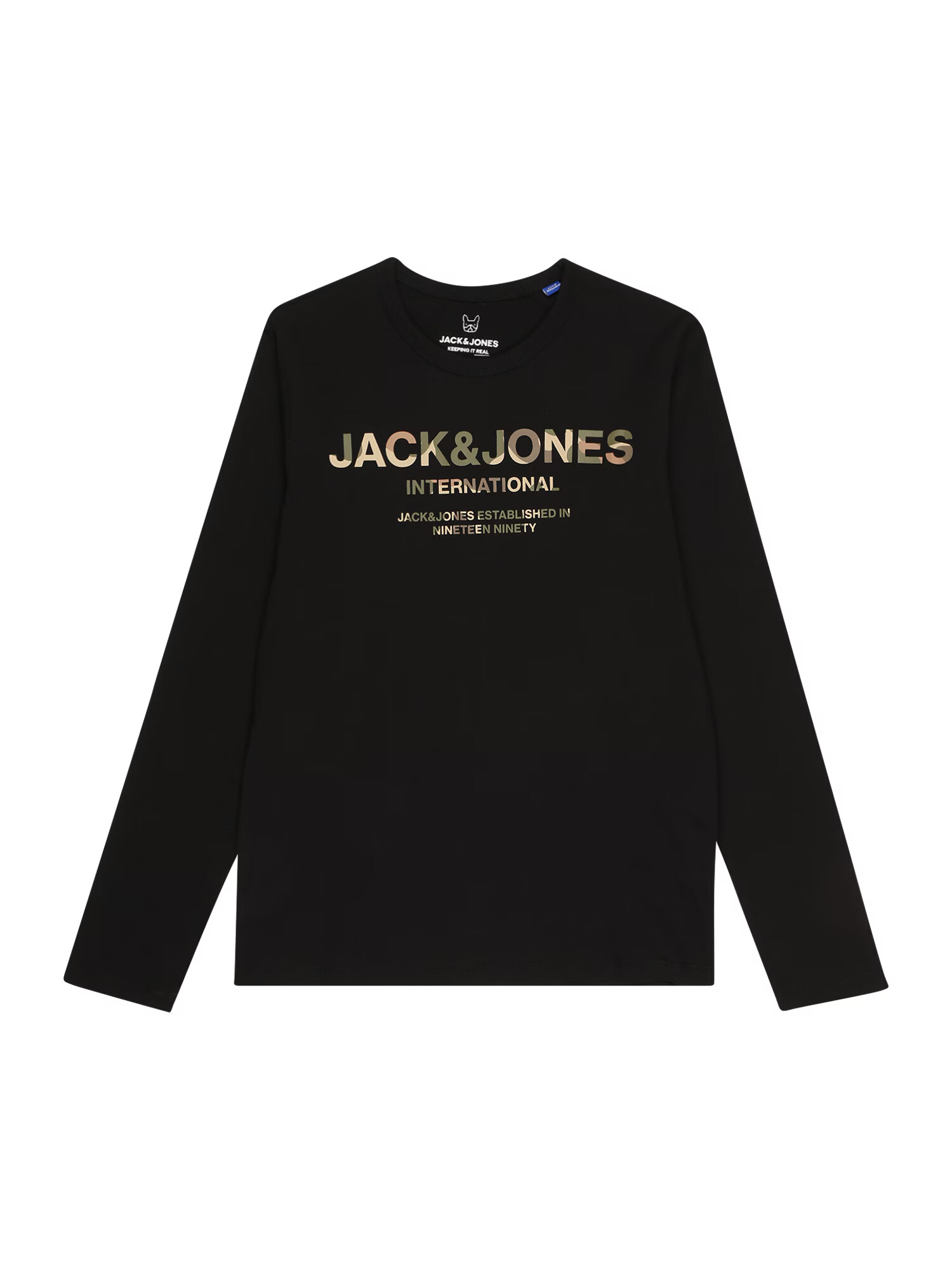 Jack & Jones Junior Μπλουζάκι καφέ / λαδί / μαύρο - Pepit.gr