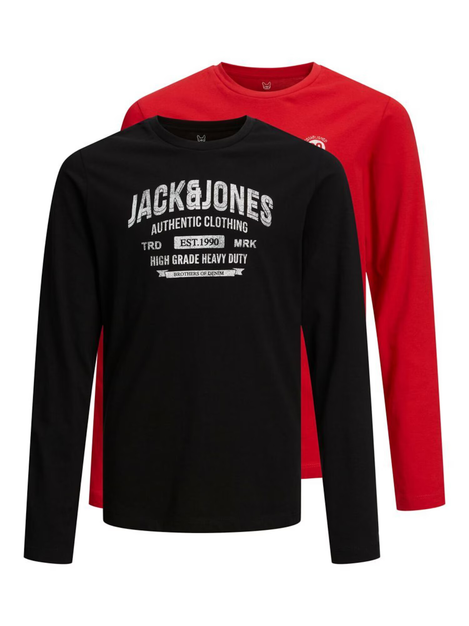 Jack & Jones Junior Μπλουζάκι κόκκινο / μαύρο / λευκό - Pepit.gr