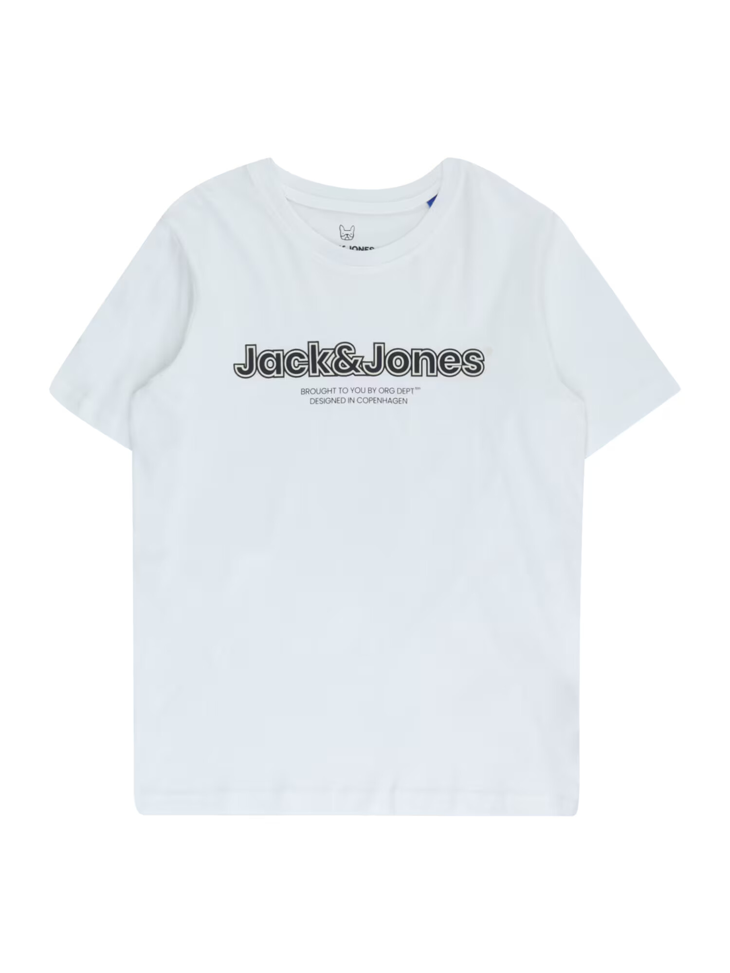 Jack & Jones Junior Μπλουζάκι 'LAKEWOOD' μπεζ / μαύρο / λευκό - Pepit.gr