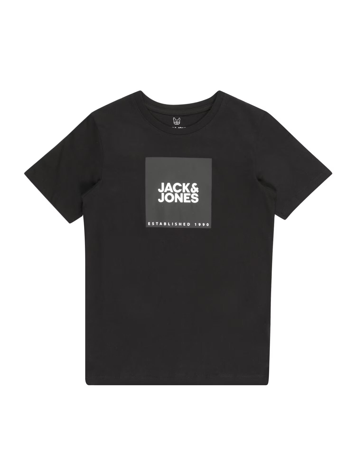 Jack & Jones Junior Μπλουζάκι 'LOCK' γκρι / μαύρο / λευκό - Pepit.gr