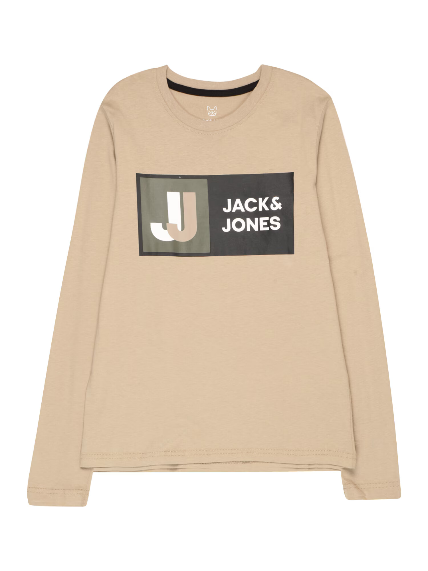 Jack & Jones Junior Μπλουζάκι 'LOGAN' μπεζ / ανθρακί / χακί / λευκό - Pepit.gr