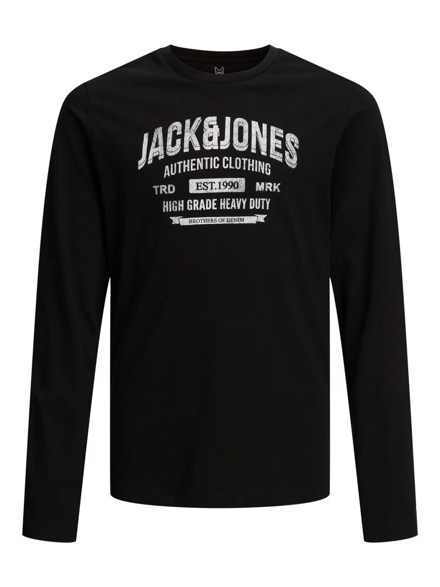 Jack & Jones Junior Μπλουζάκι μαύρο / λευκό - Pepit.gr