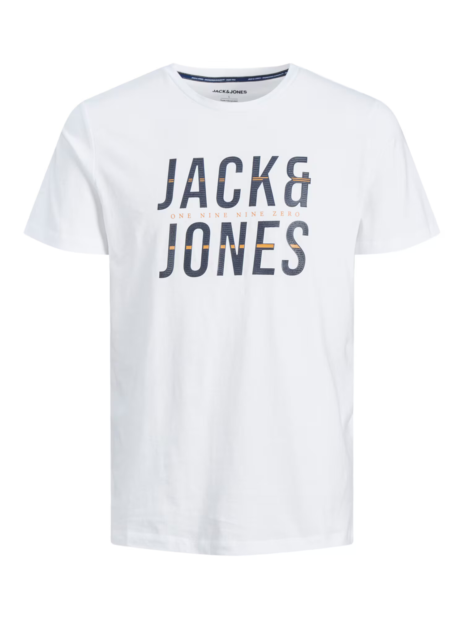 Jack & Jones Junior Μπλουζάκι μαύρο / λευκό - Pepit.gr